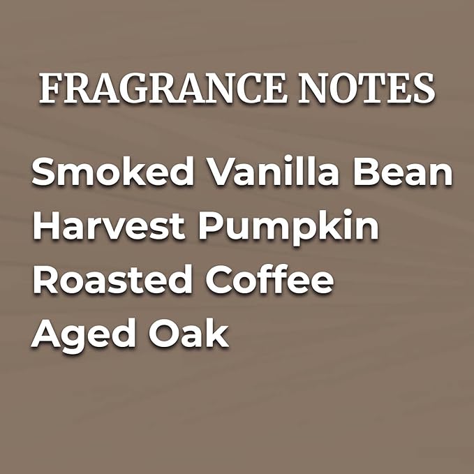 Woodsmoke & Pumpkin Wooden Cross Wick Clear Glass Scented Candle