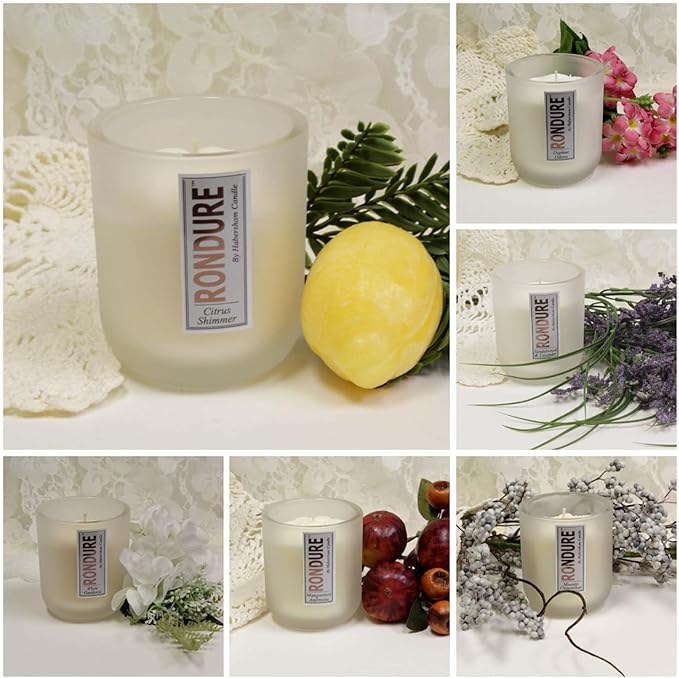 Habersham Rondure Candle – Citrus Shimmer Scented Candle