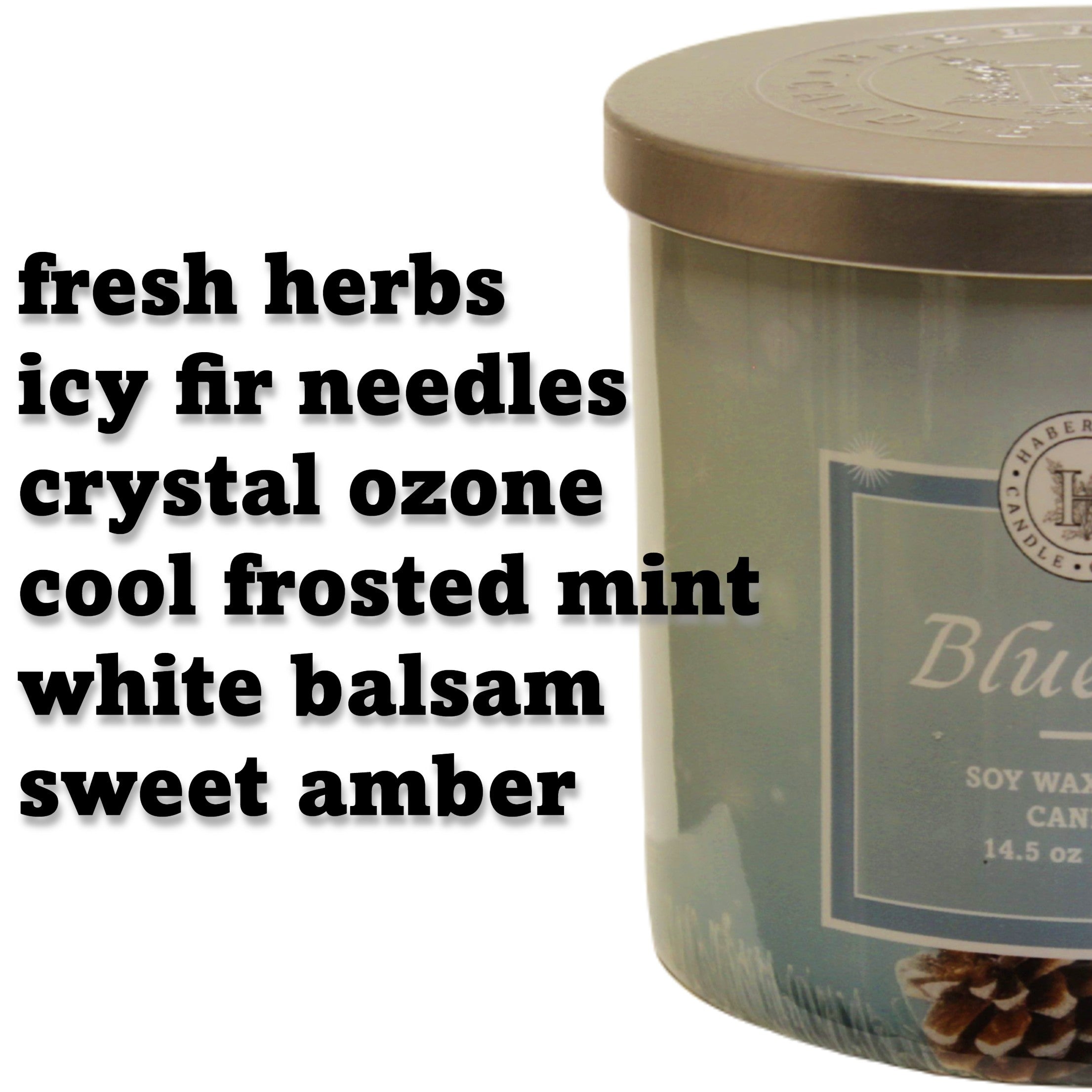Blue Ice 3 Wick Scented Candle