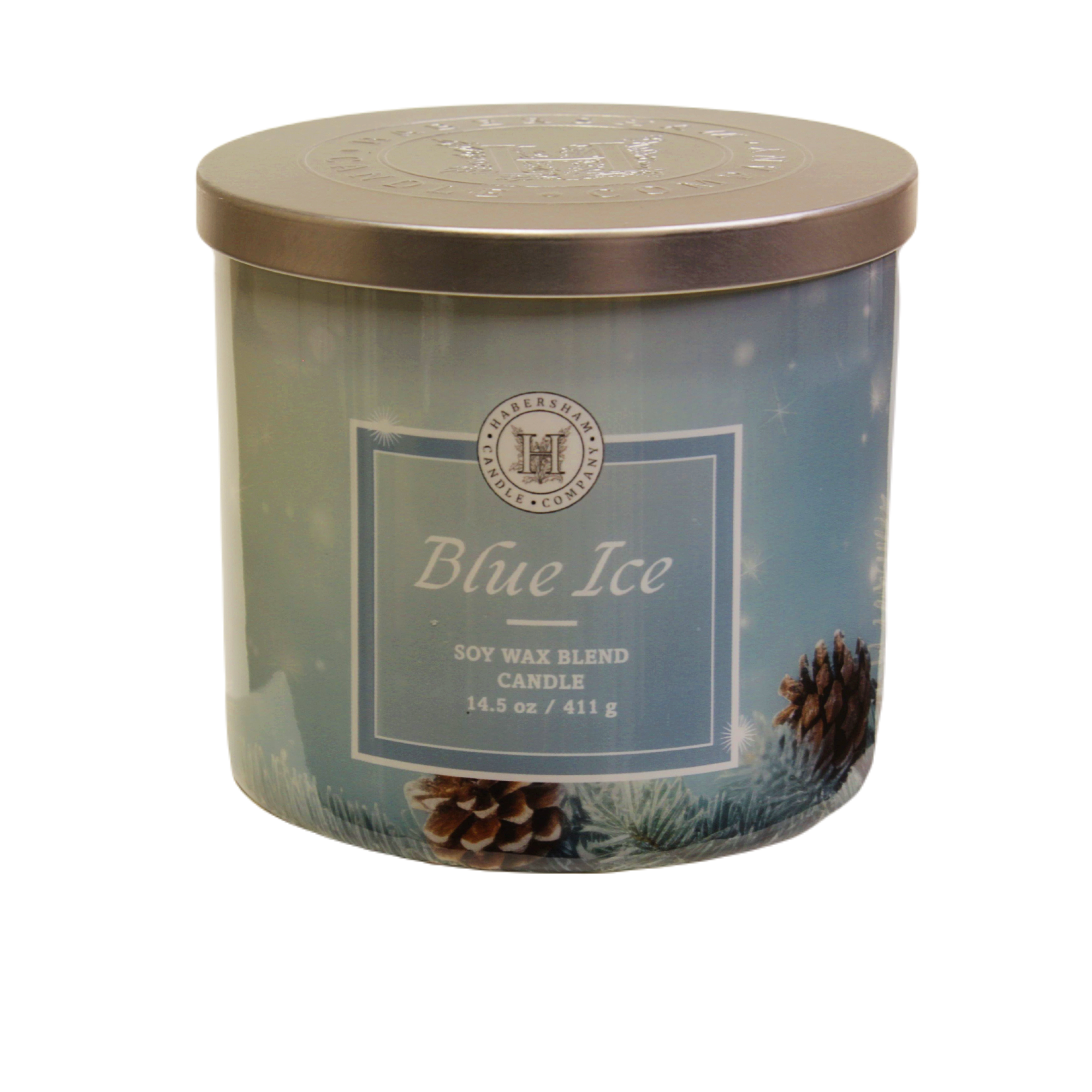 Blue Ice 3 Wick Scented Candle