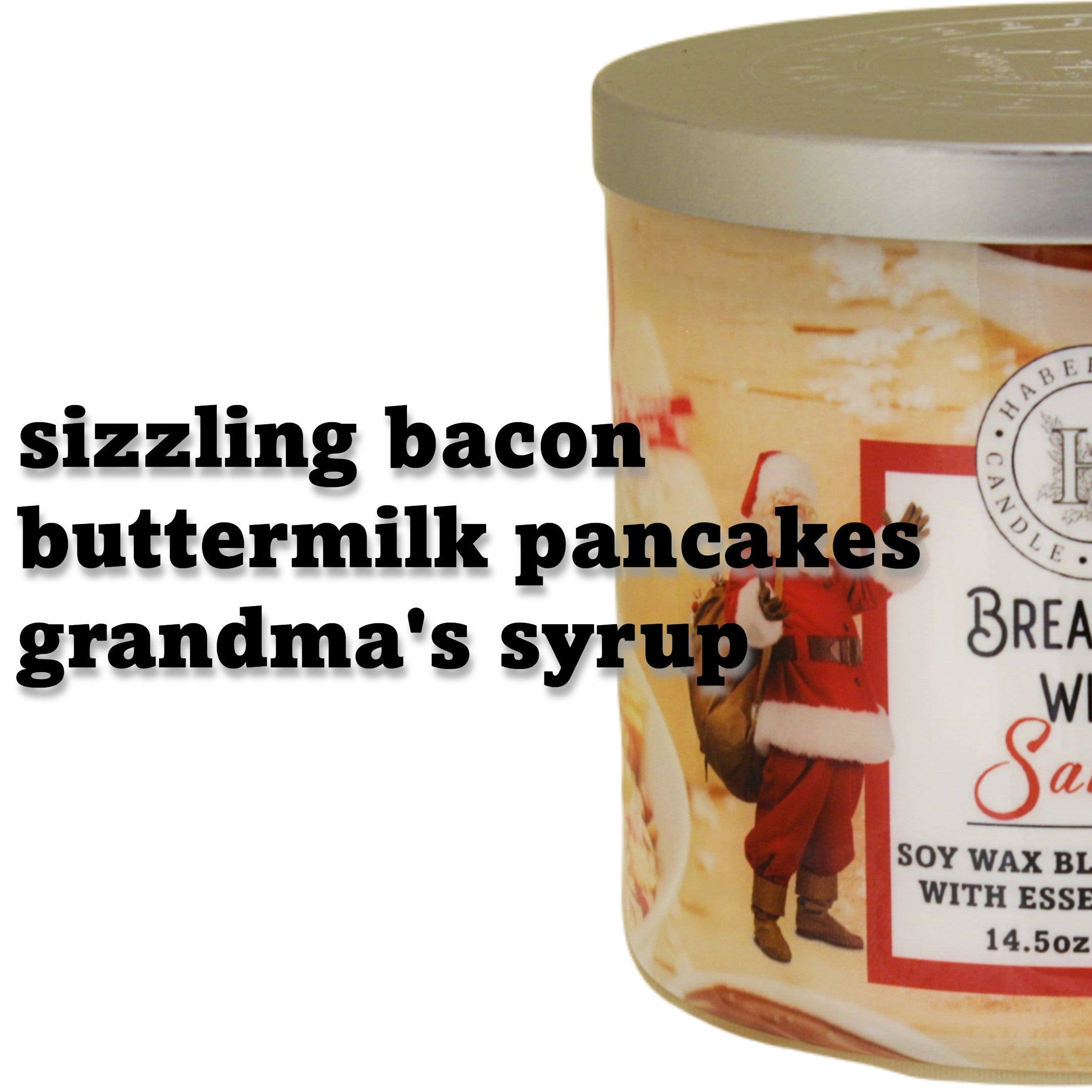 Breakfast with Santa 3 Wick Scented Candle