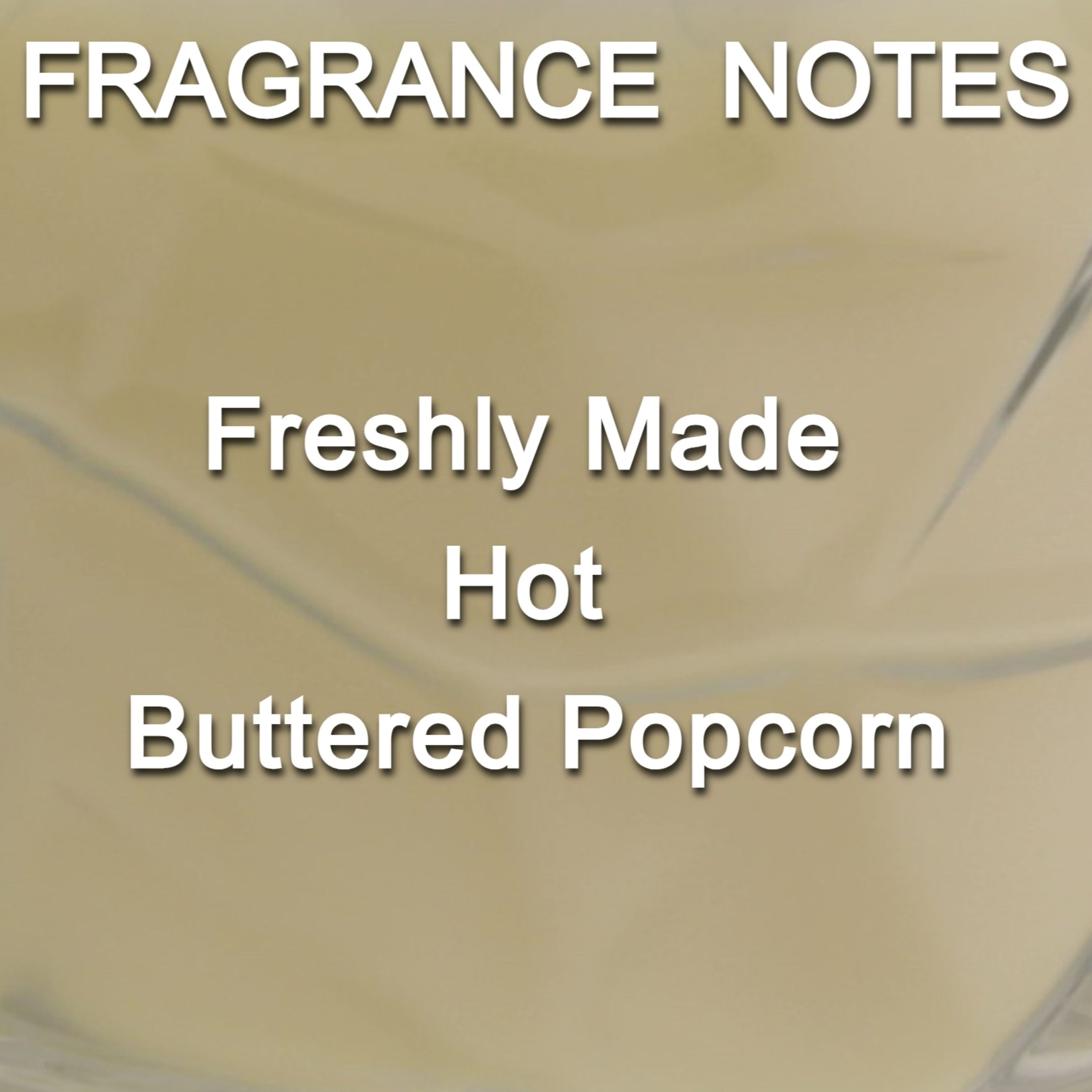 Buttered Popcorn Wooden Cross Wick Clear Glass Scented Candle