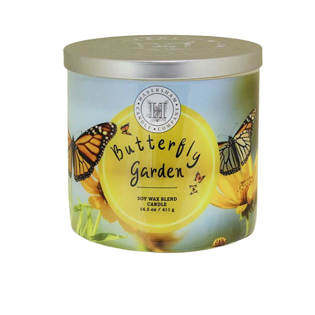 Butterfly Garden 3 Wick Scented Candle