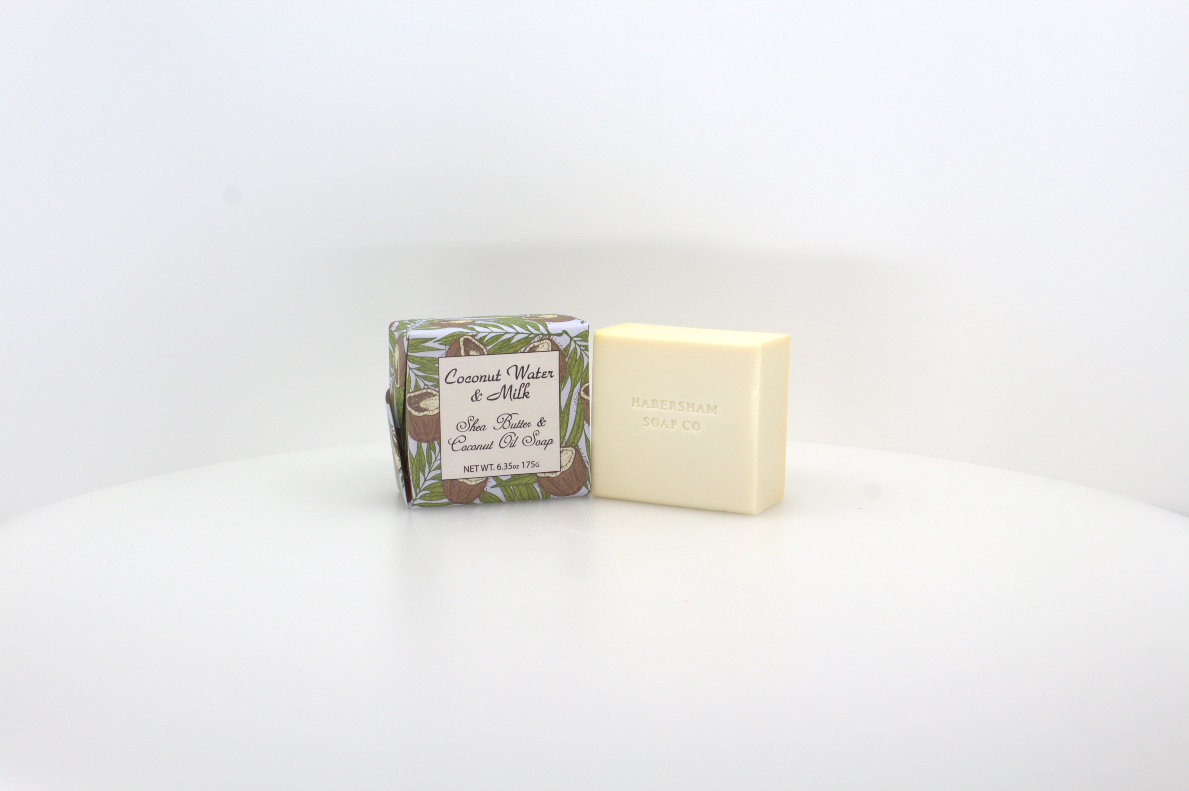 Coconut Water & Milk Soap with Shea Butter & Coconut Oil - 6.35 oz. -  3 Pack Individually Wrapped Bars
