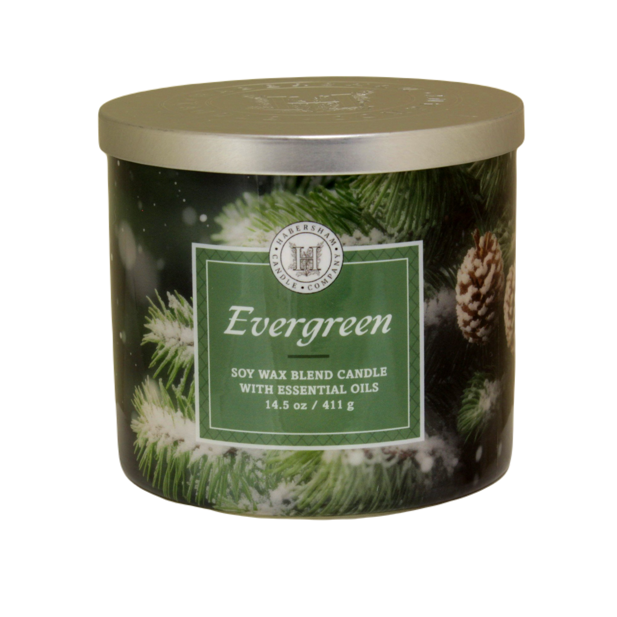 Evergreen 3 Wick Scented Candle