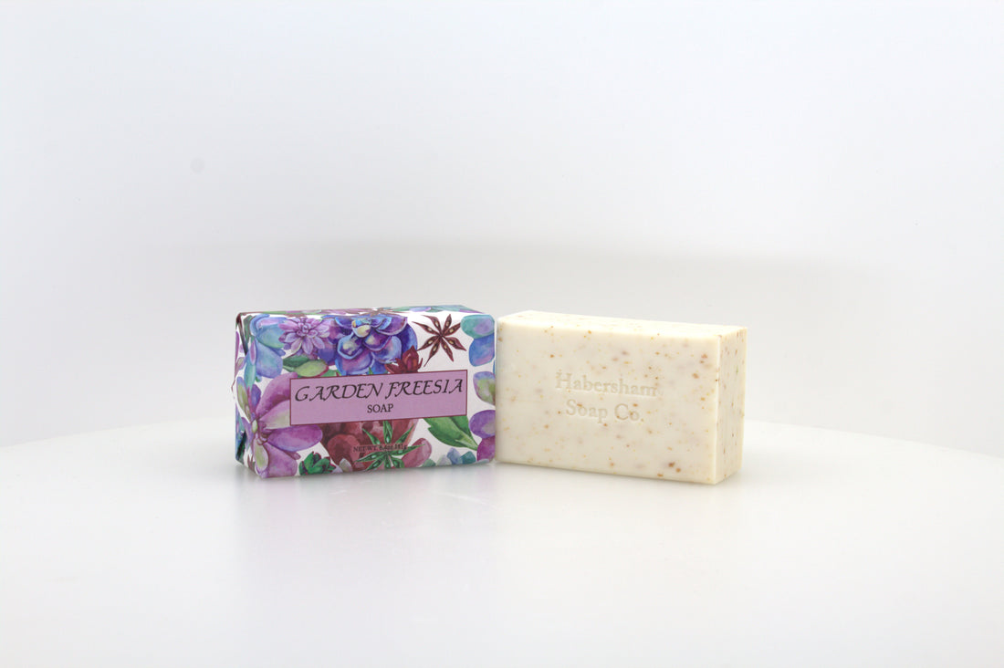 Garden Freesia Soap with Shea Butter & Cocoa Butter - 6.4 oz. - 6 Pack Individually Wrapped Bars