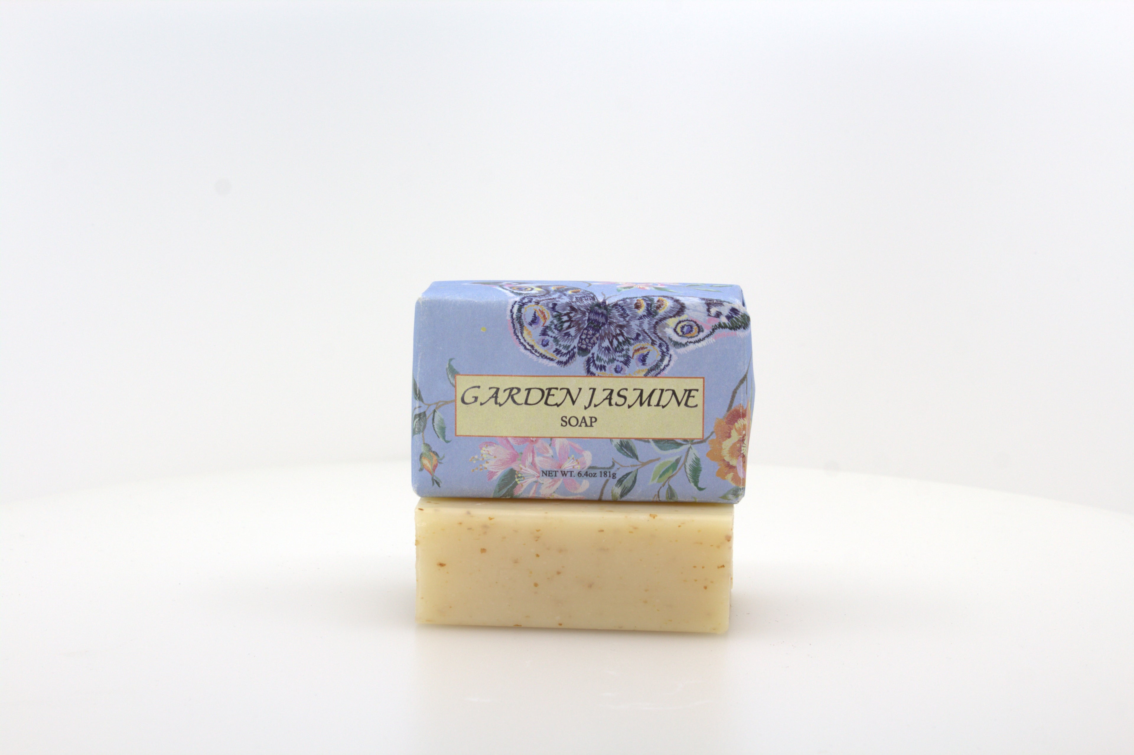 Garden Jasmine Soap with Shea Butter & Cocoa Butter - 6.4 oz. -  6 Pack Individually Wrapped Bars