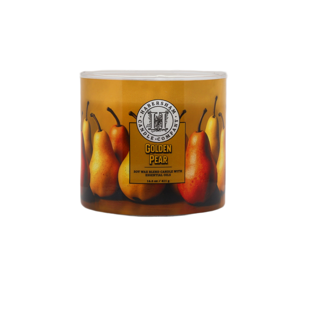 Golden Pear 3 Wick Scented Candle