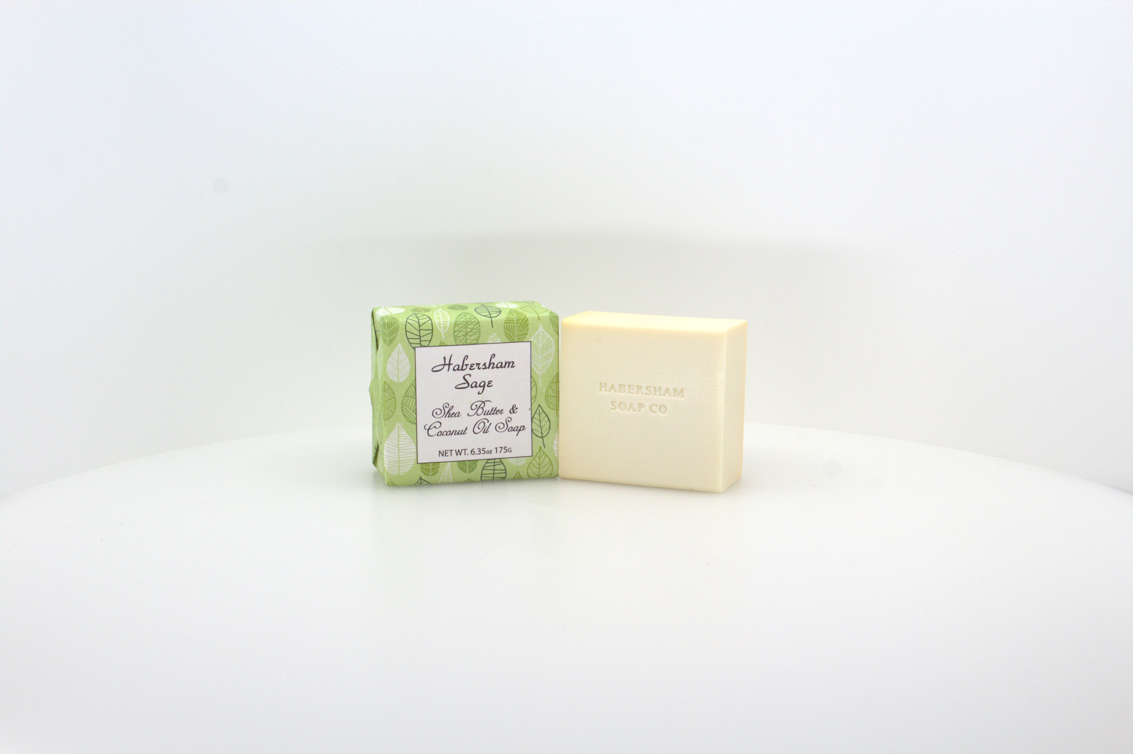 Habersham Sage Soap with Shea Butter & Coconut Oil - 6.35 oz. -  6 Pack Individually Wrapped Bars