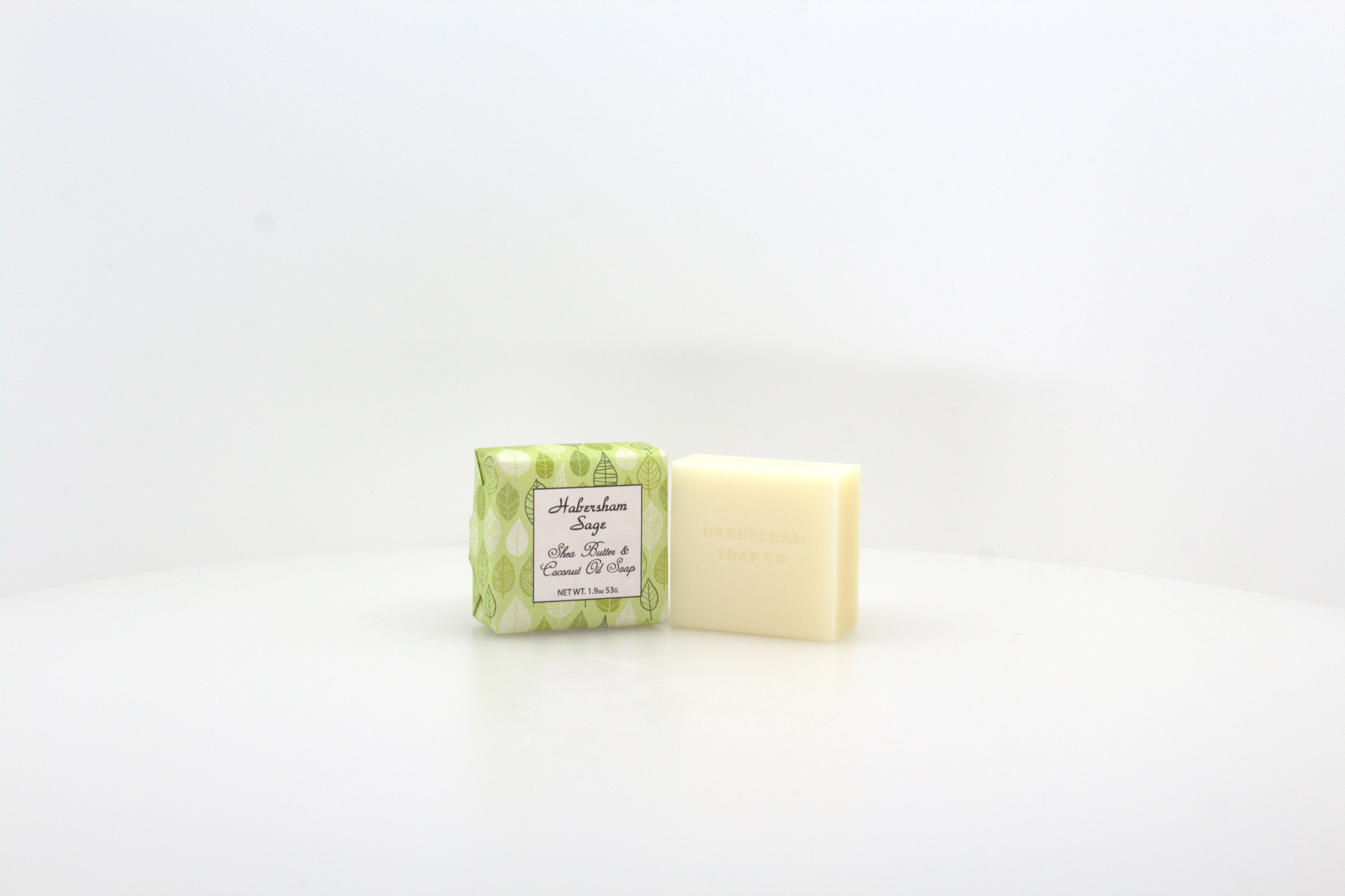 Habersham Sage Soap with Shea Butter & Coconut Oil - 1.9 oz. -- 6 Pack Individually Wrapped Bars