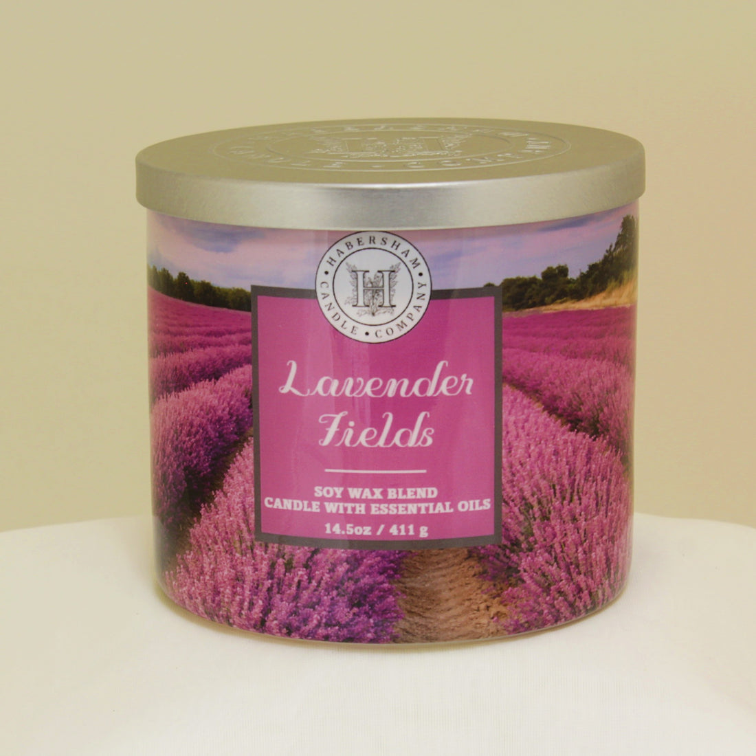 Lavender Fields 3 Wick Scented Candle