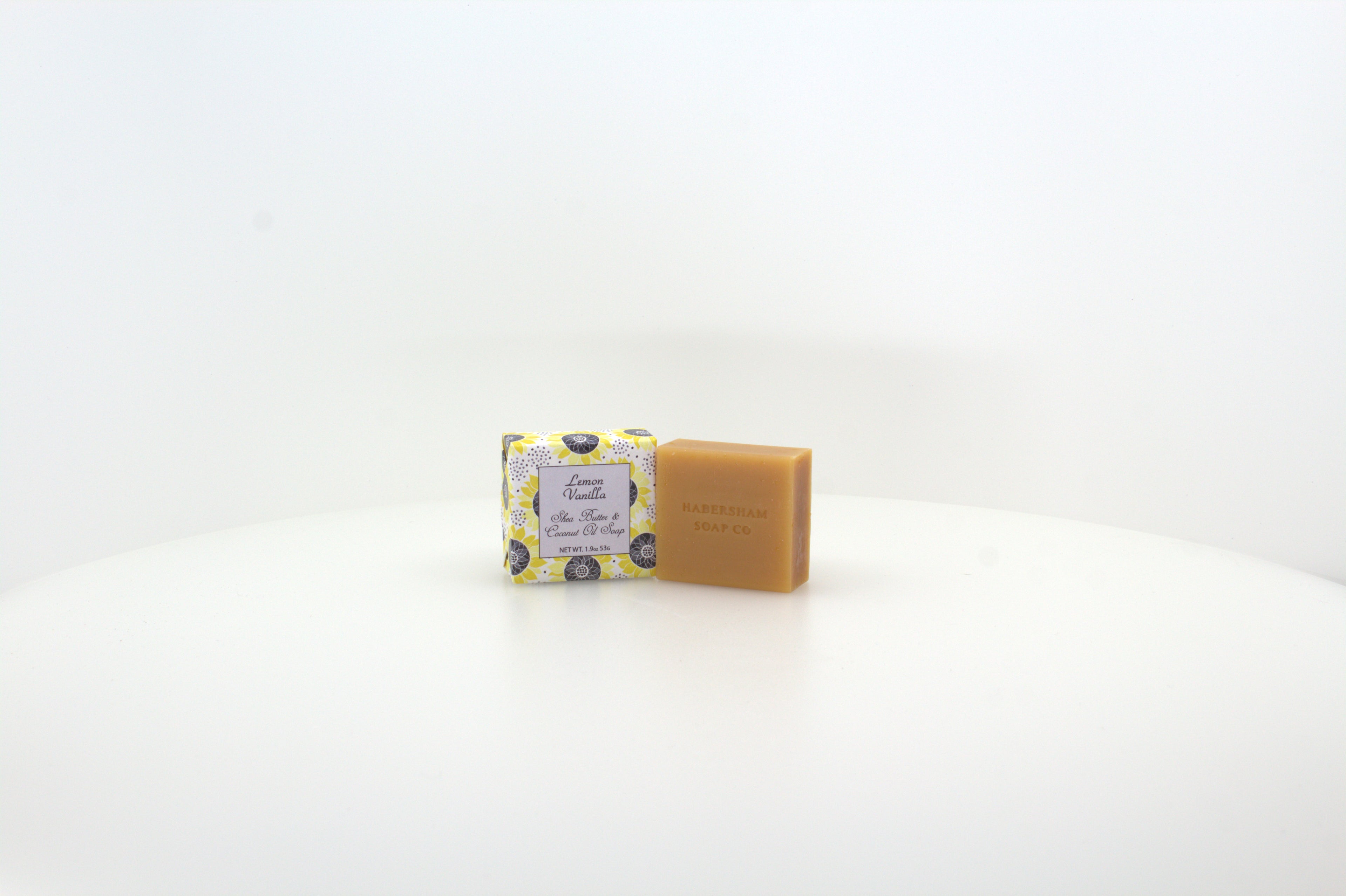 Lemon Vanilla Soap with Shea Butter & Coconut Oil - 1.9 oz. - 12 Pack Individually Wrapped Bars