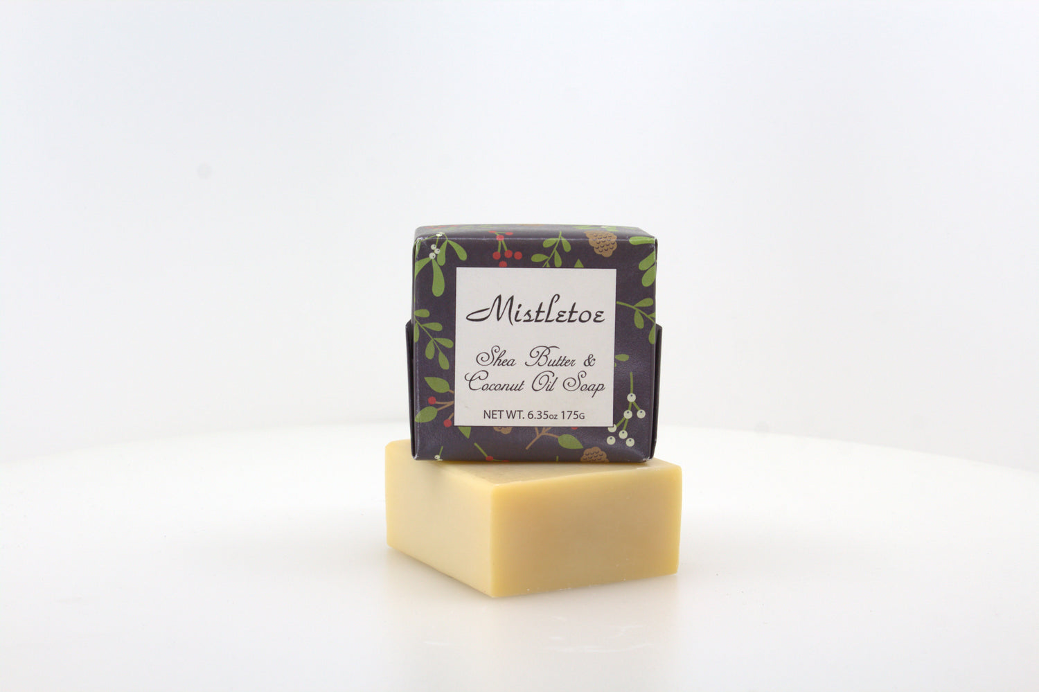 Mistletoe Soap with Shea Butter & Coconut Oil - 6.35 oz. - 6 Individually Wrapped Bars