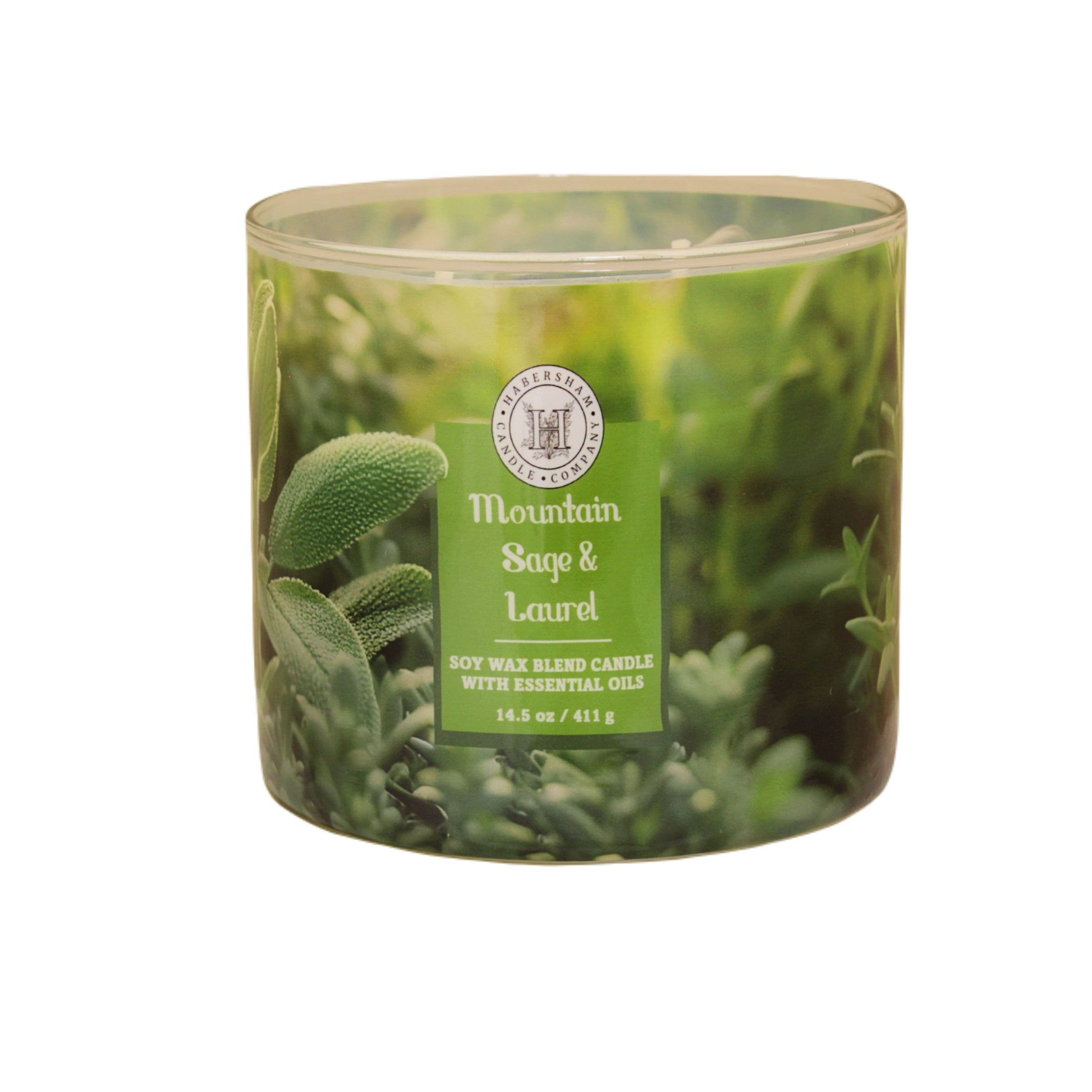 Mountain Sage & Laurel 3 Wick Scented Candle