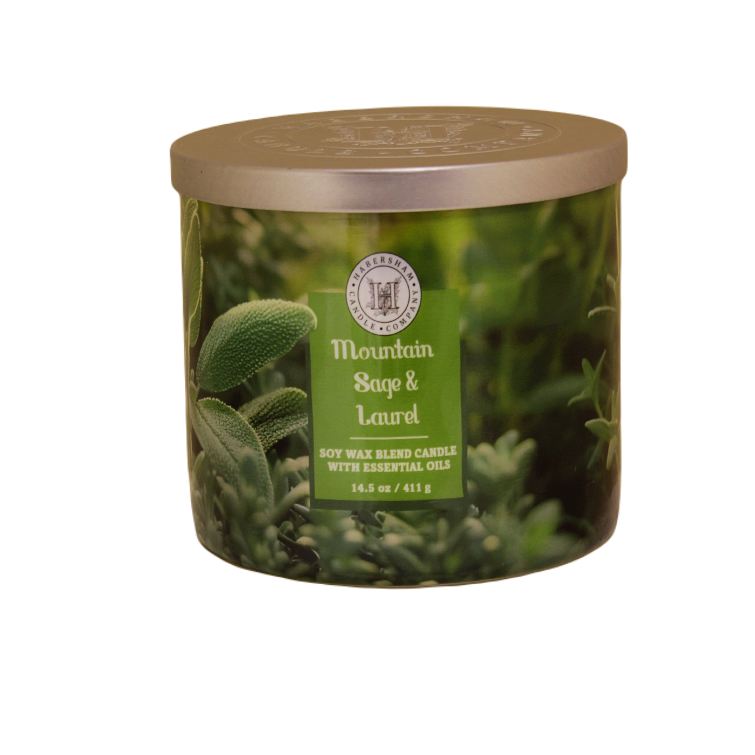 Mountain Sage & Laurel 3 Wick Scented Candle