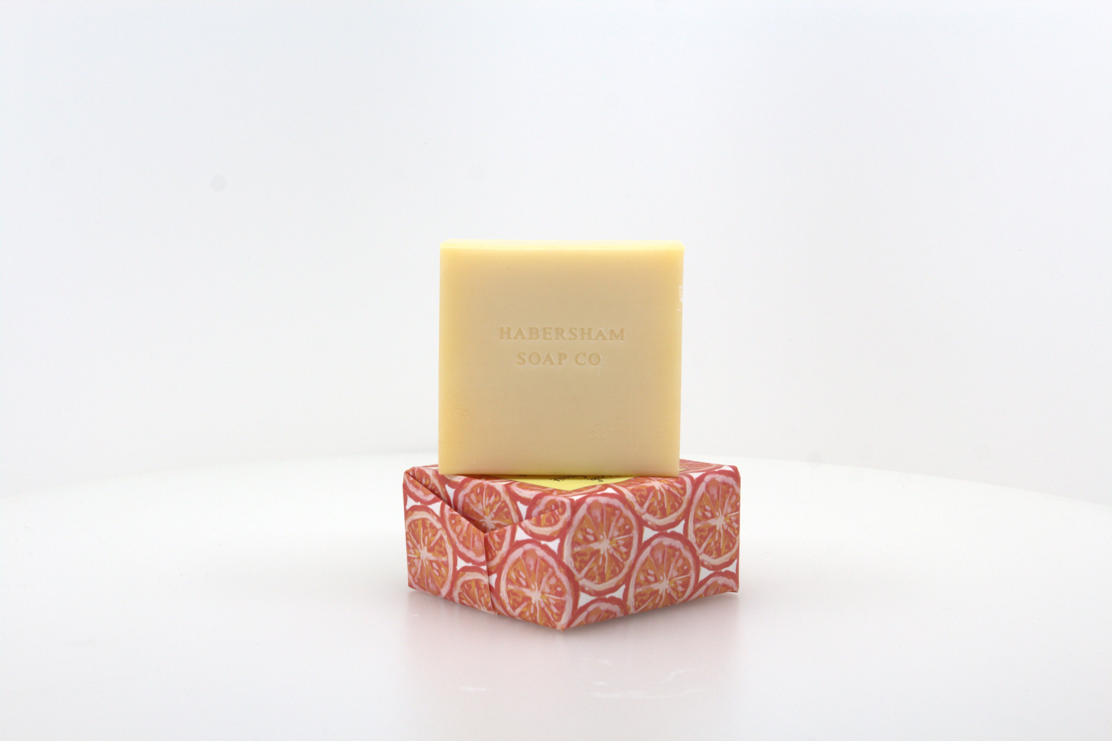 Pink Grapefruit Soap with Shea Butter & Coconut Oil - 6.35 oz. -  6 Pack Individually Wrapped Bars