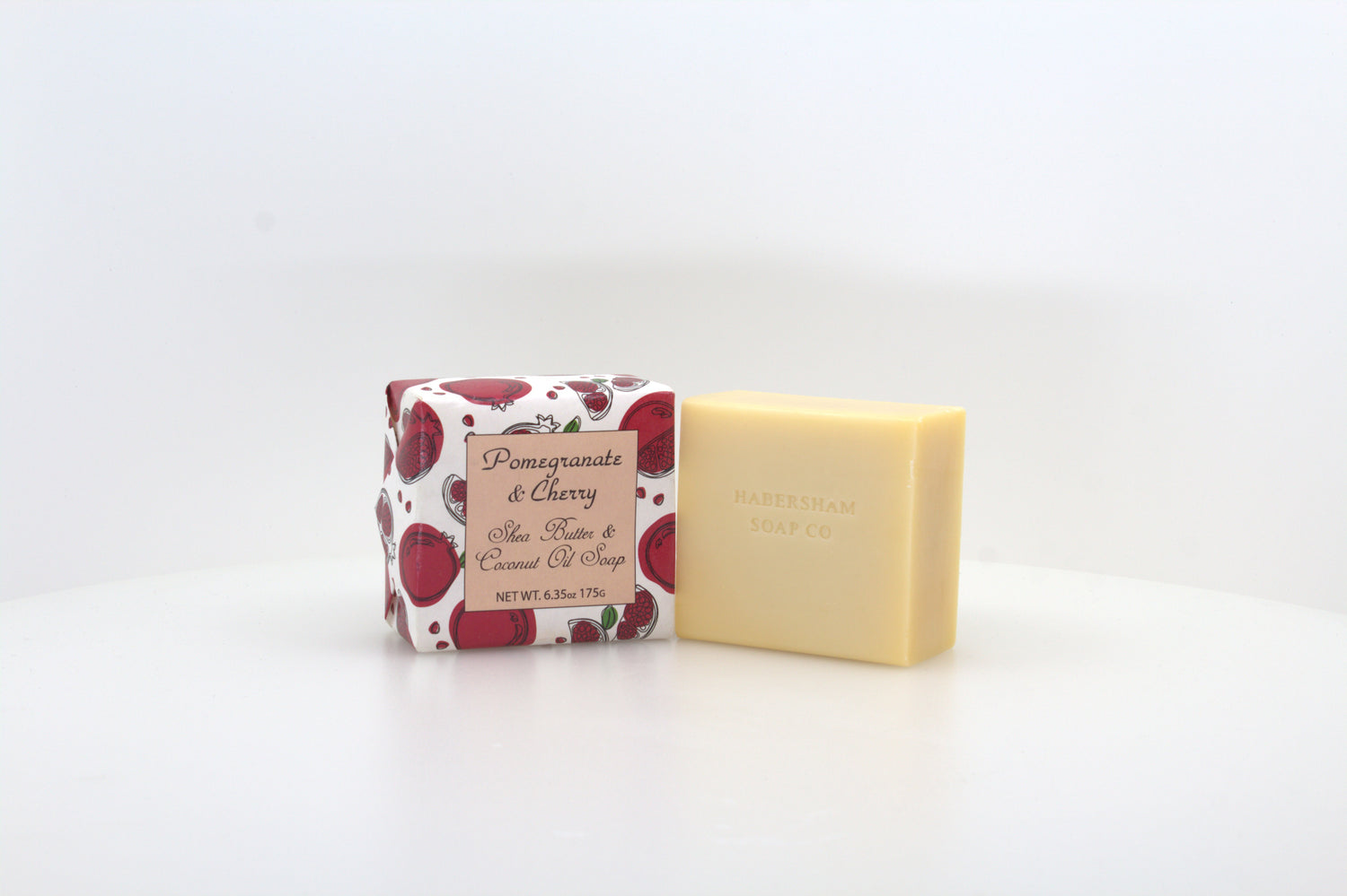 Pomegranate & Cherry Soap with Shea Butter & Coconut Oil - 6.35 oz. -  3 Pack Individually Wrapped Bars