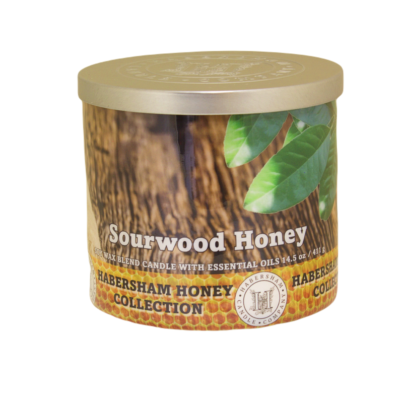 Sourwood Honey 3 Wick Scented Candle