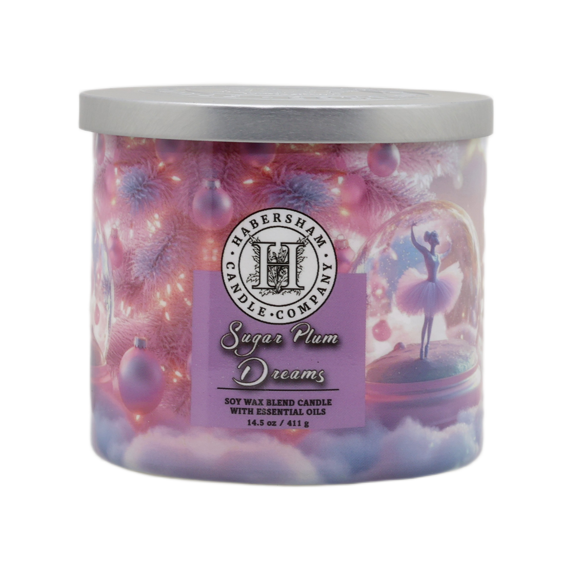 Sugar Plum Dreams 3 Wick Scented Candle