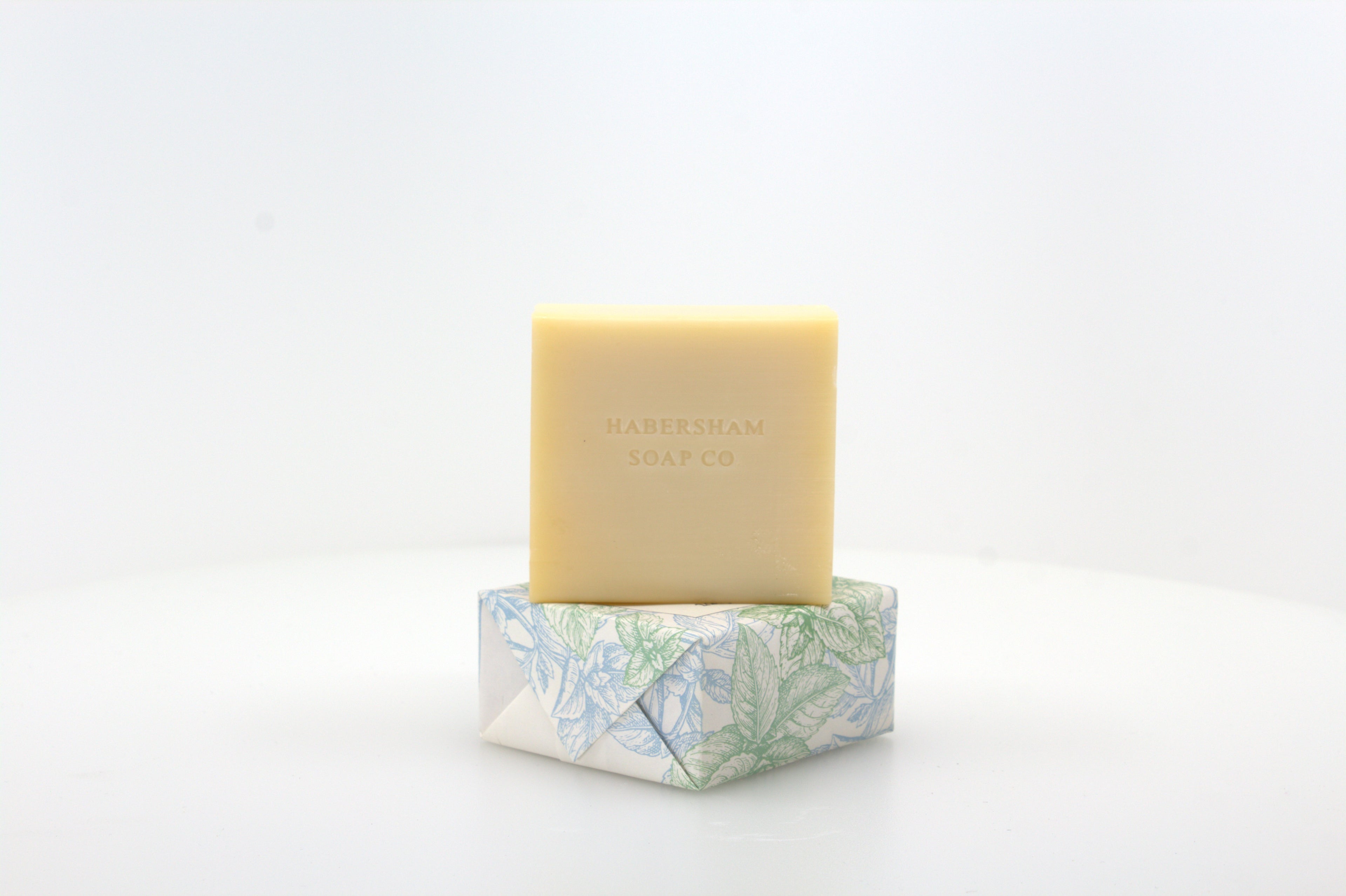 Winter Mint Soap with Shea Butter & Coconut Oil - 6.35 oz. - 3 Pack Individually Wrapped Bars