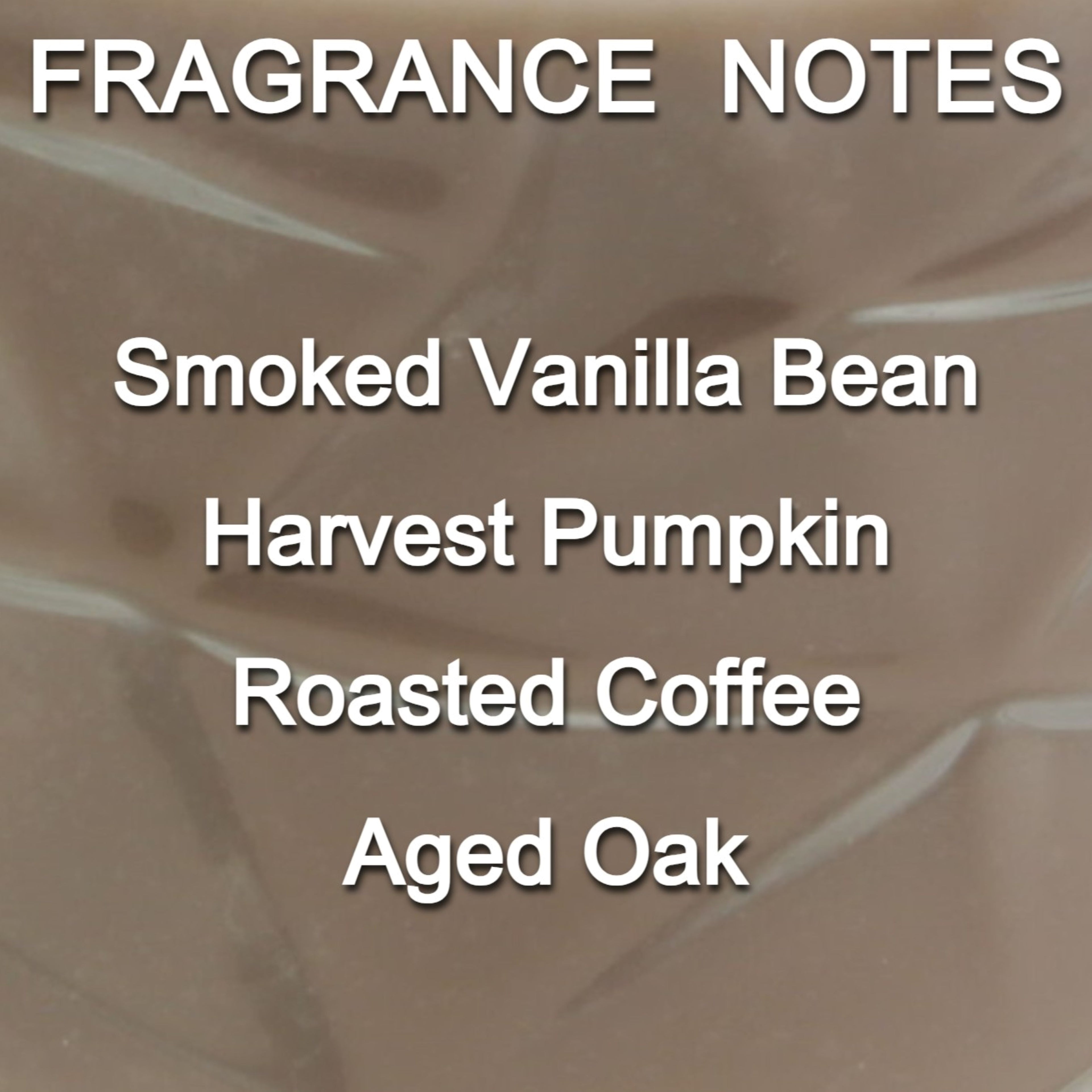 Woodsmoke & Pumpkin 3 Wick Clear Glass Scented Candle