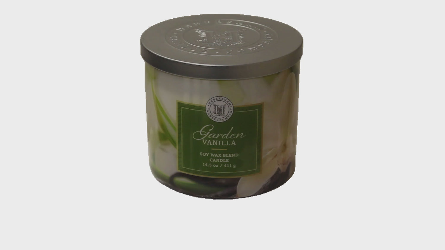 Garden Vanilla 3 Wick Scented Candle