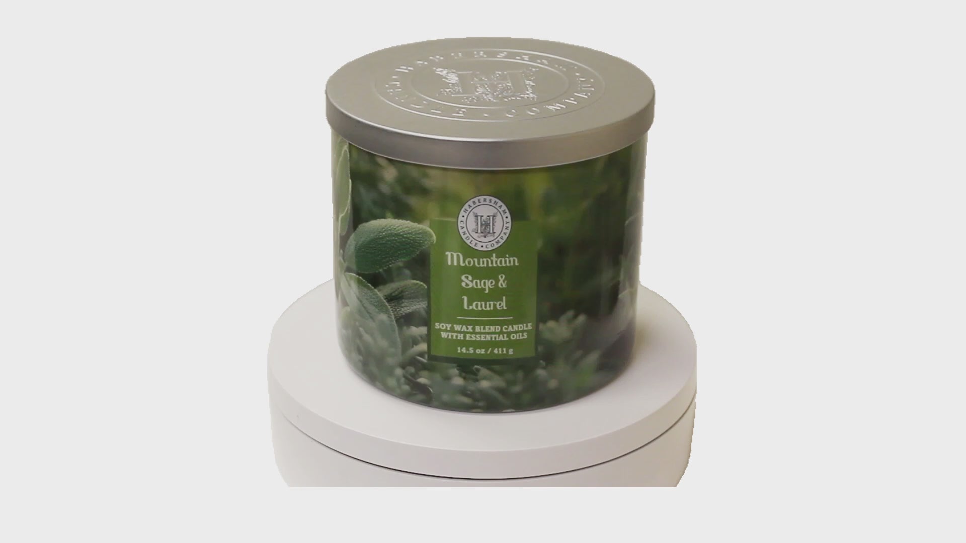 Mountain Sage & Laurel 3 Wick Scented Candle