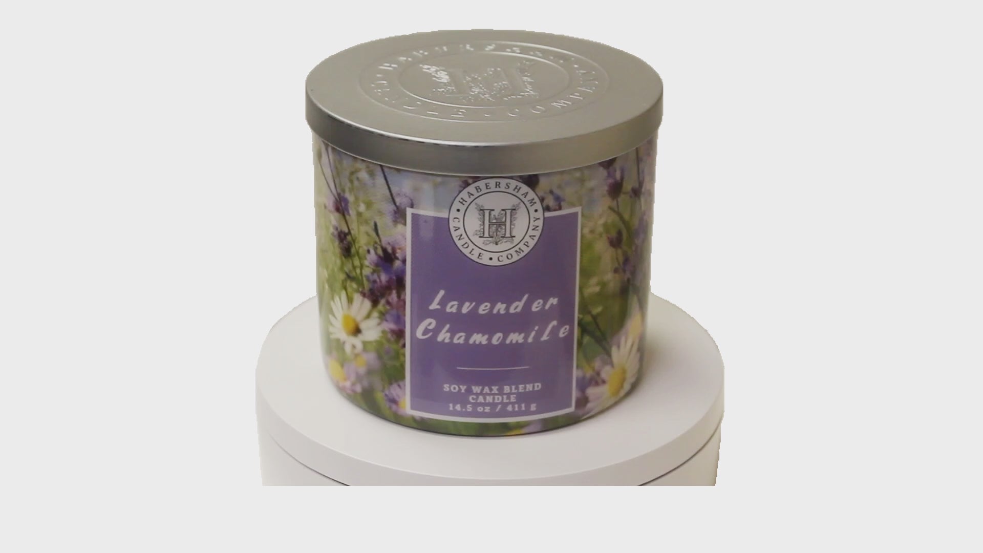Lavender Chamomile 3 Wick Scented Candle
