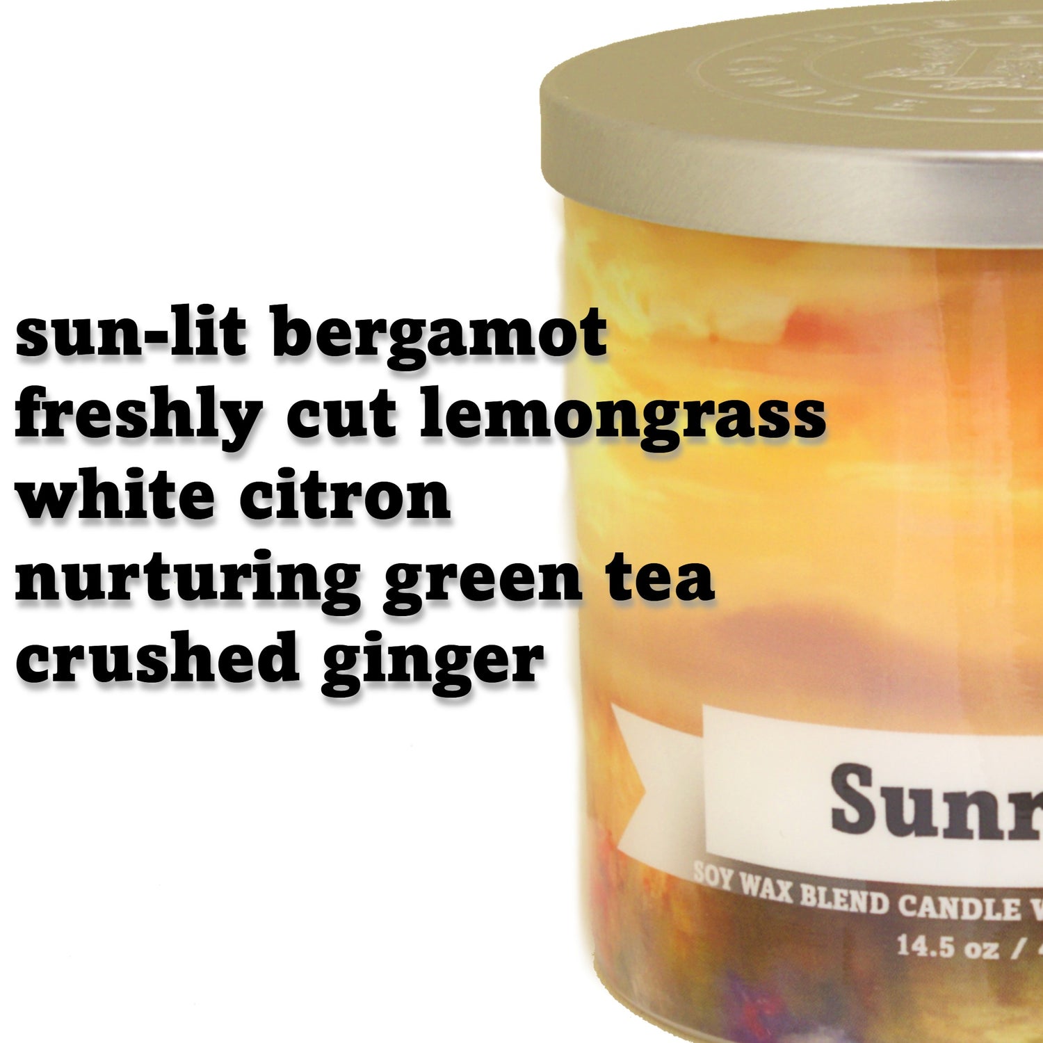 Sunrise 3 Wick Scented Candle