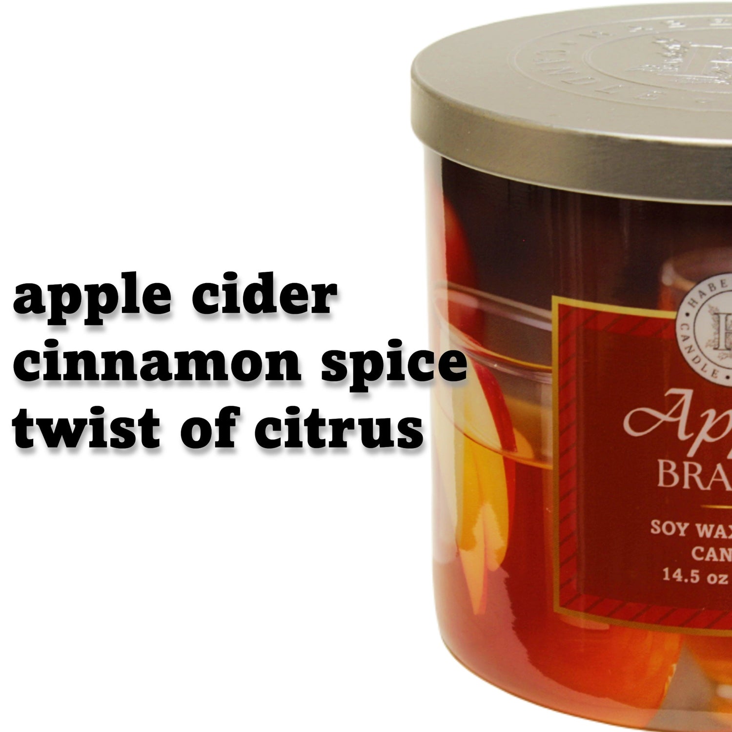 Apple Brandy 3 Wick Scented Candle