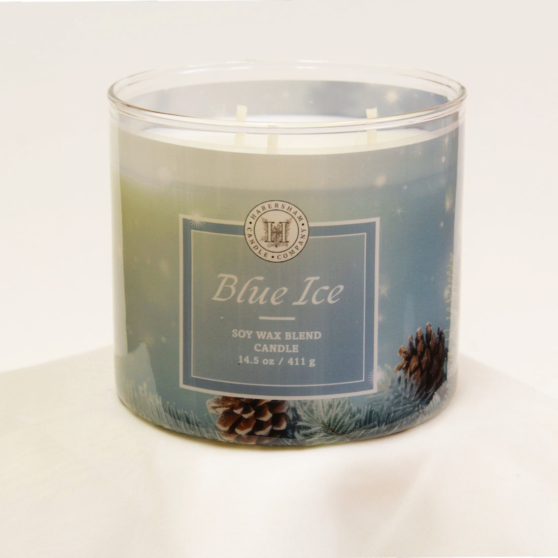 Blue Ice 3 Wick Scented Candle