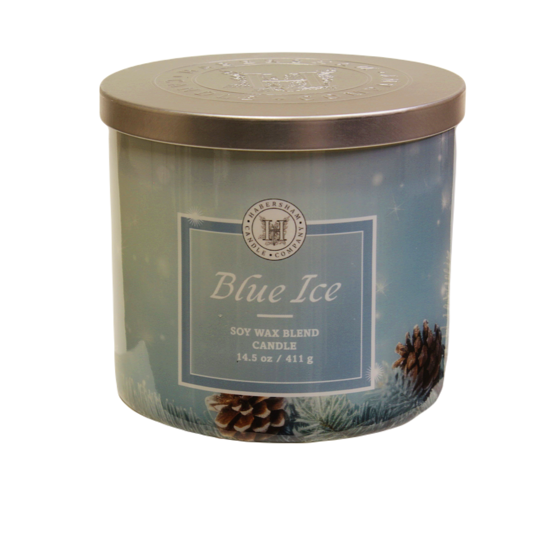 Blue Ice 3 Wick Scented Candle