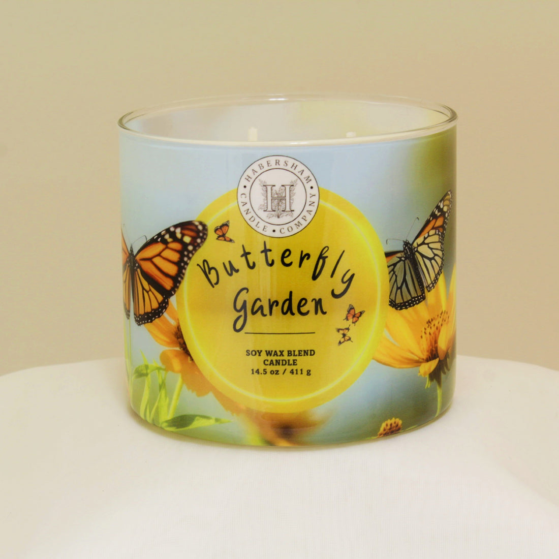 Butterfly Garden 3 Wick Scented Candle