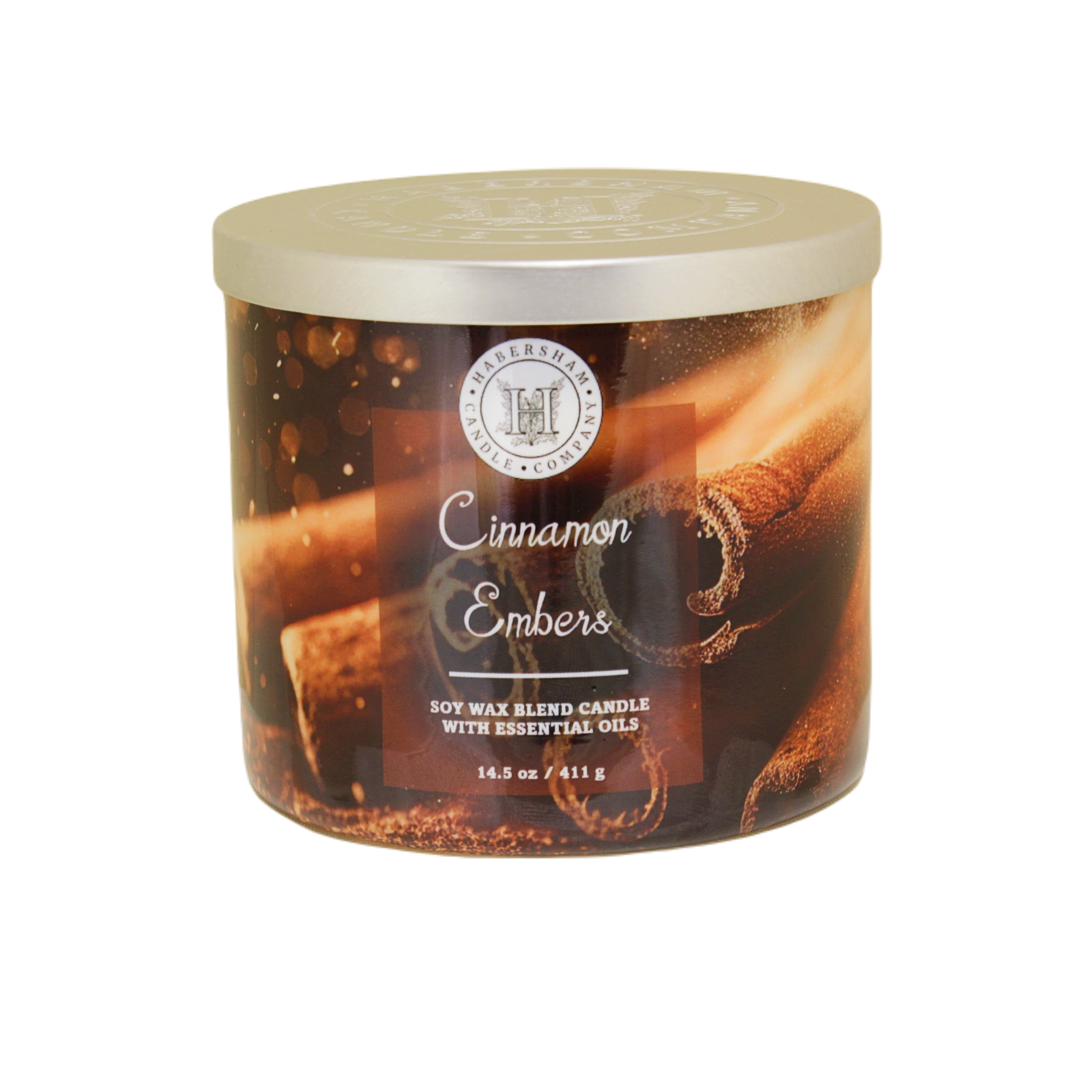 Cinnamon Embers 3 Wick Scented Candle