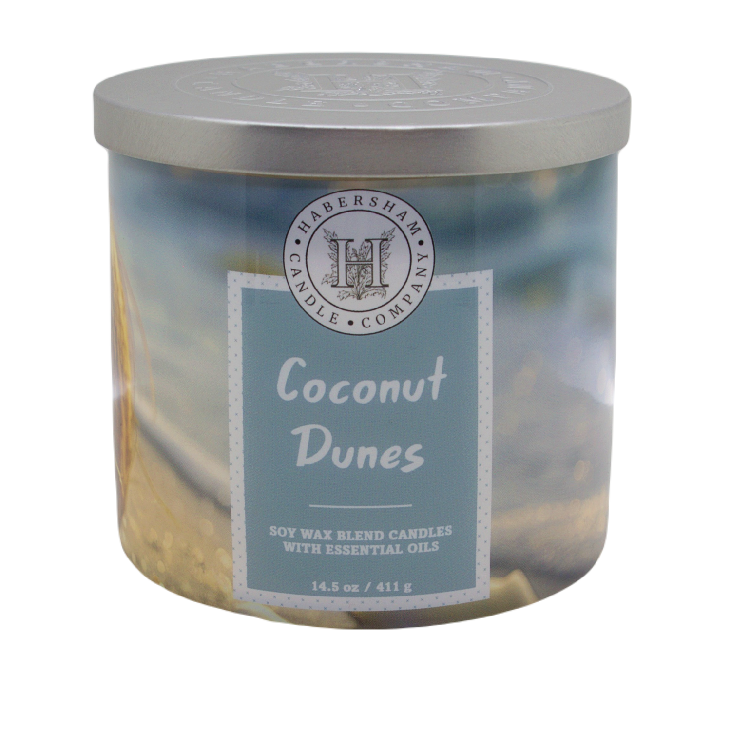 Coconut Dunes 3 Wick Scented Candle