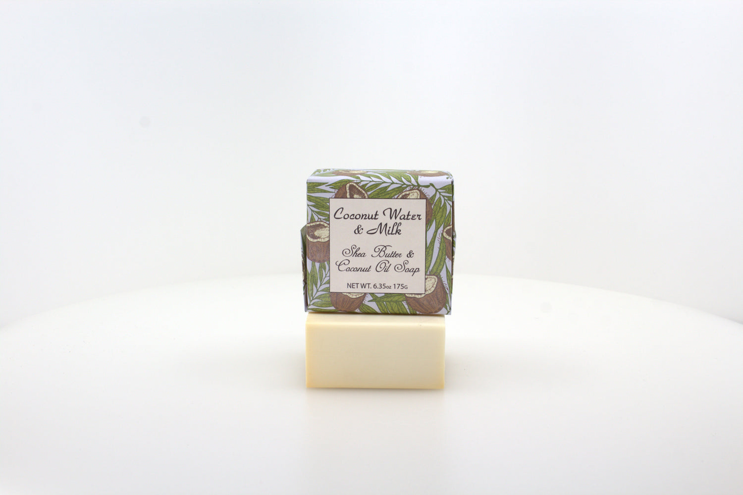 Coconut Water &amp; Milk Soap with Shea Butter &amp; Coconut Oil - 6.35 oz. -  3 Pack Individually Wrapped Bars