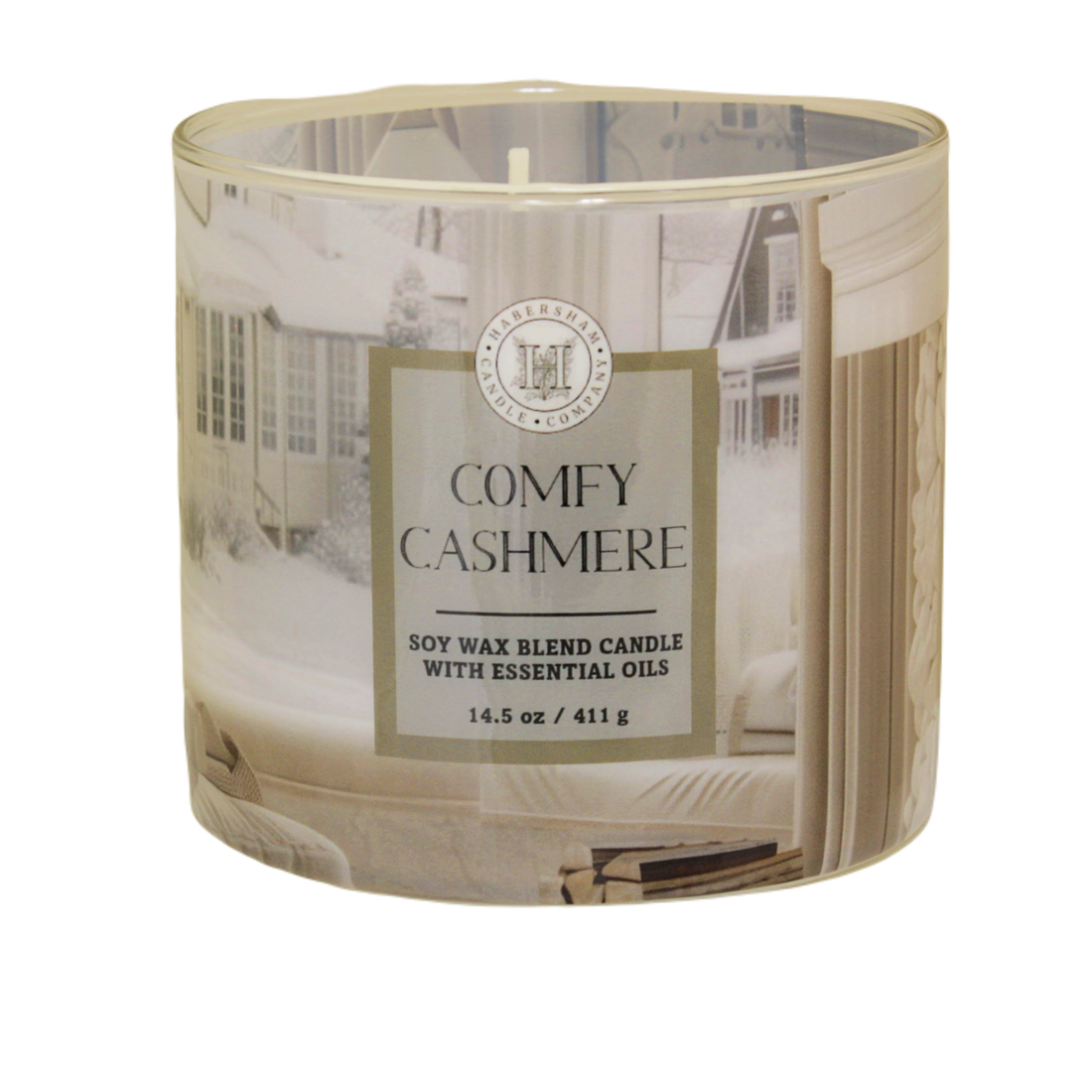 Comfy Cashmere 3 Wick Scented Candle