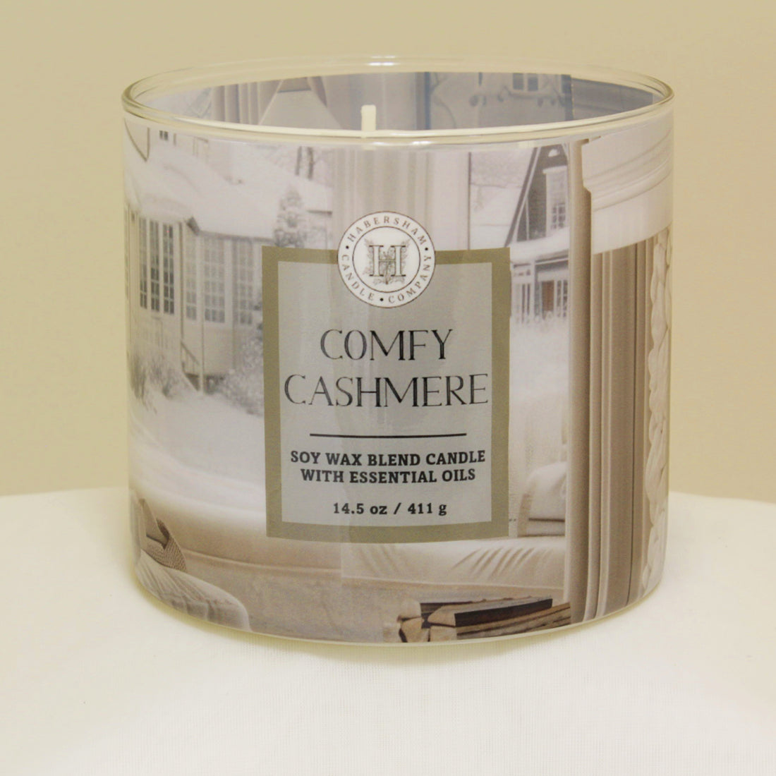 Comfy Cashmere 3 Wick Scented Candle