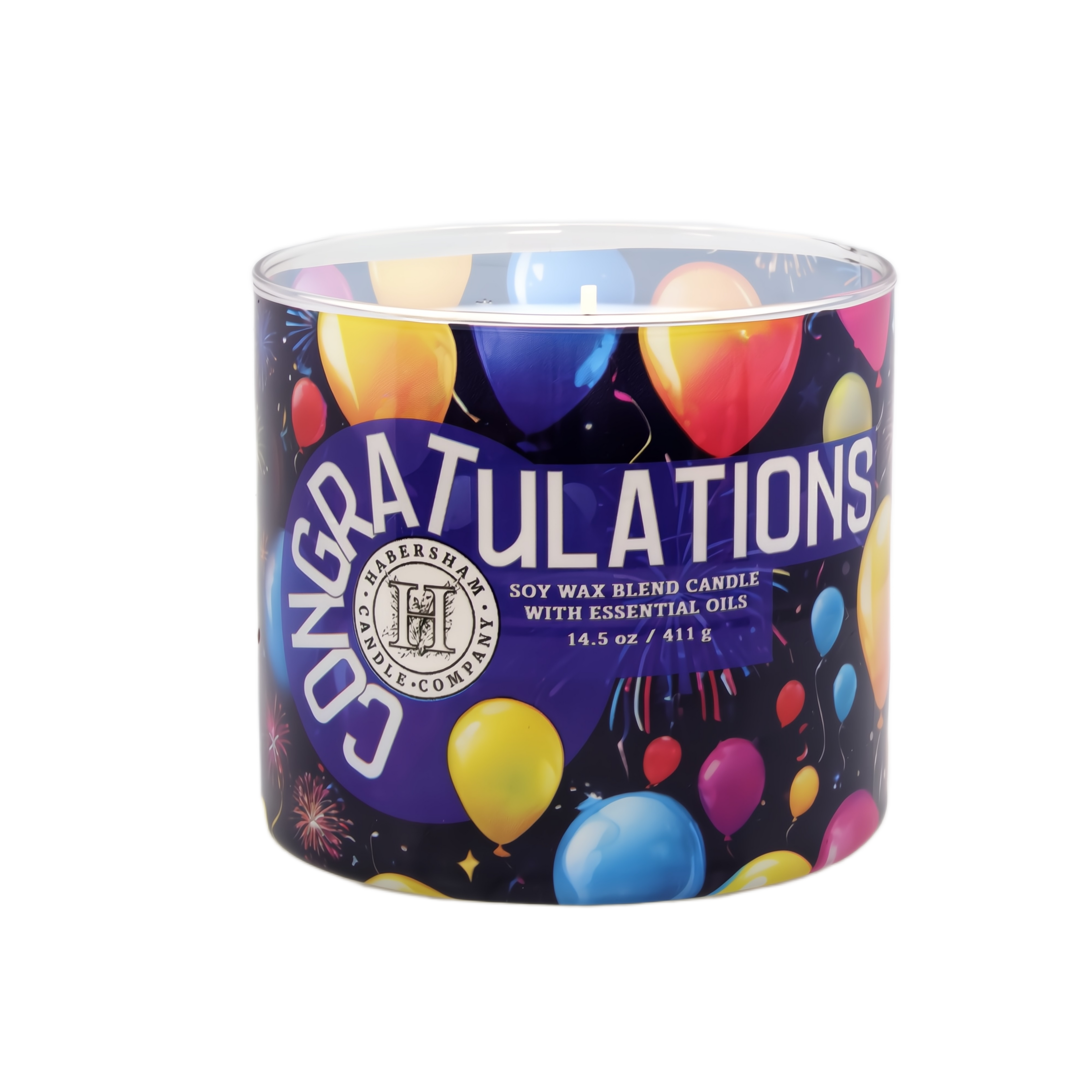 Congratulations 3 Wick Scented Candle
