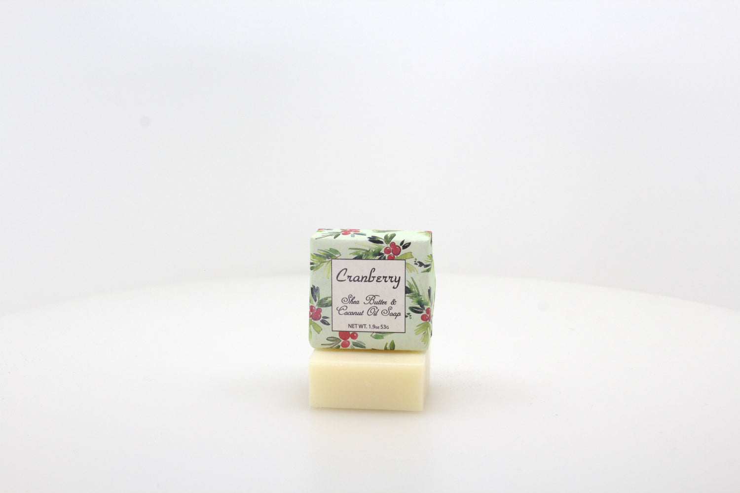 Cranberry Soap with Shea Butter &amp; Coconut Oil - 1.9 oz. -- 12 Pack Individually Wrapped Bars