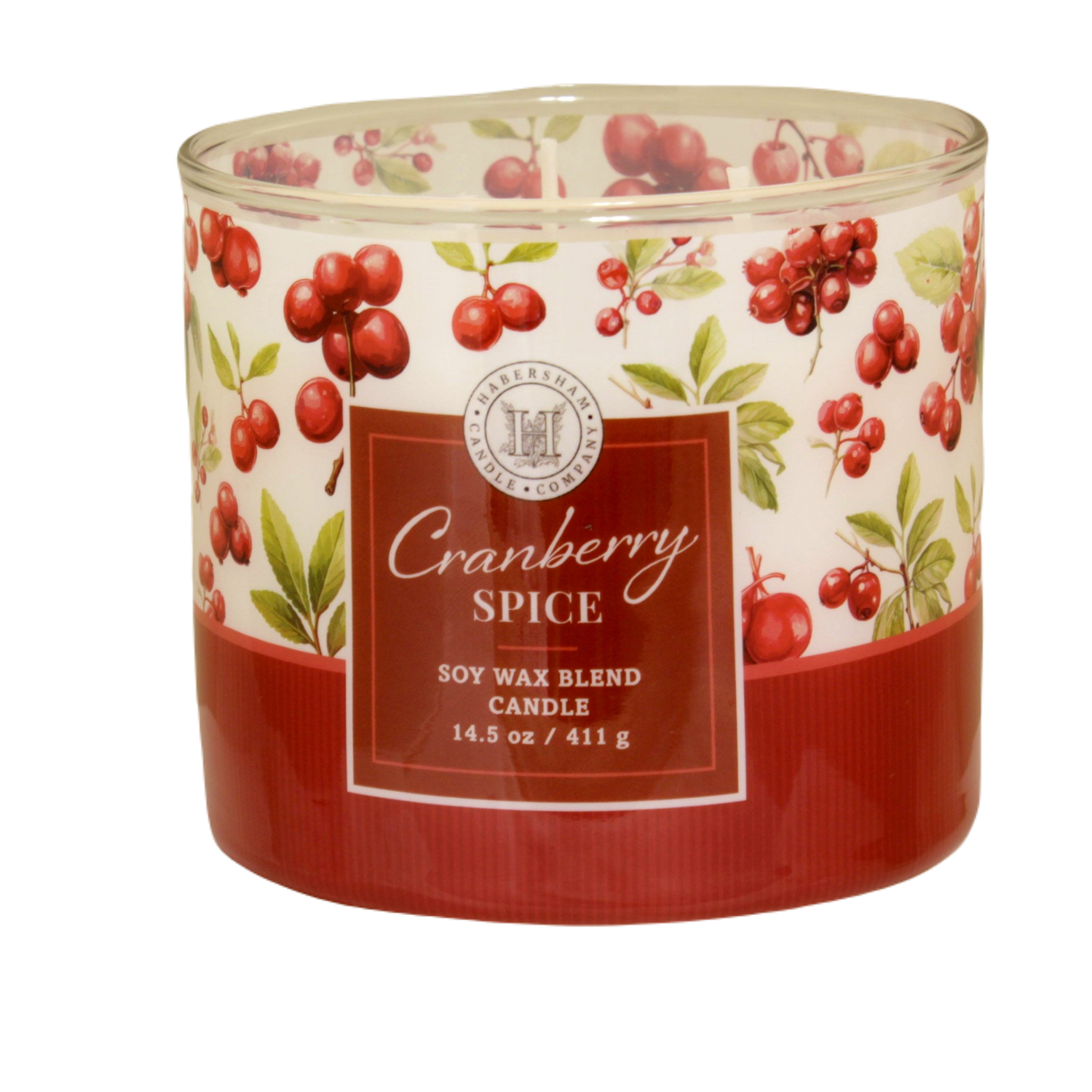 Cranberry Spice 3 Wick Scented Candle