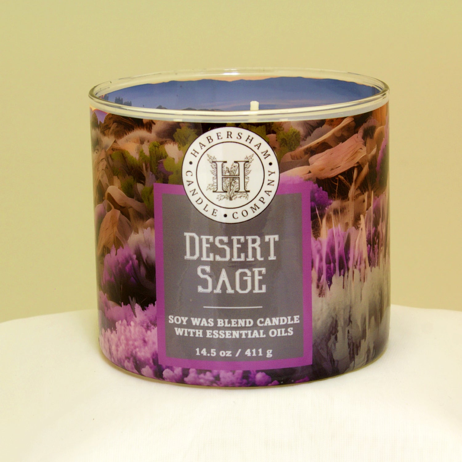 Desert Sage 3 Wick Scented Candle