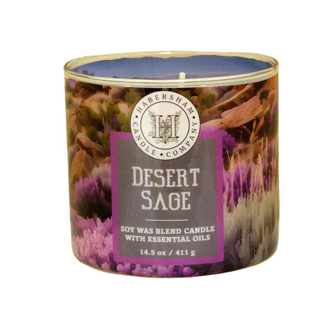 Desert Sage 3 Wick Scented Candle