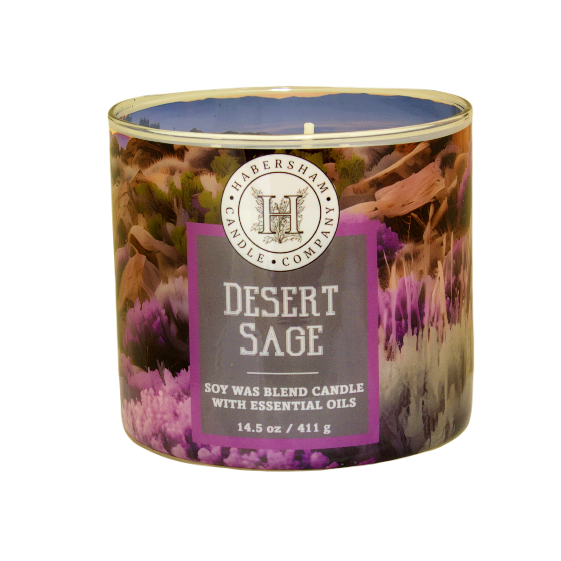 Desert Sage 3 Wick Scented Candle