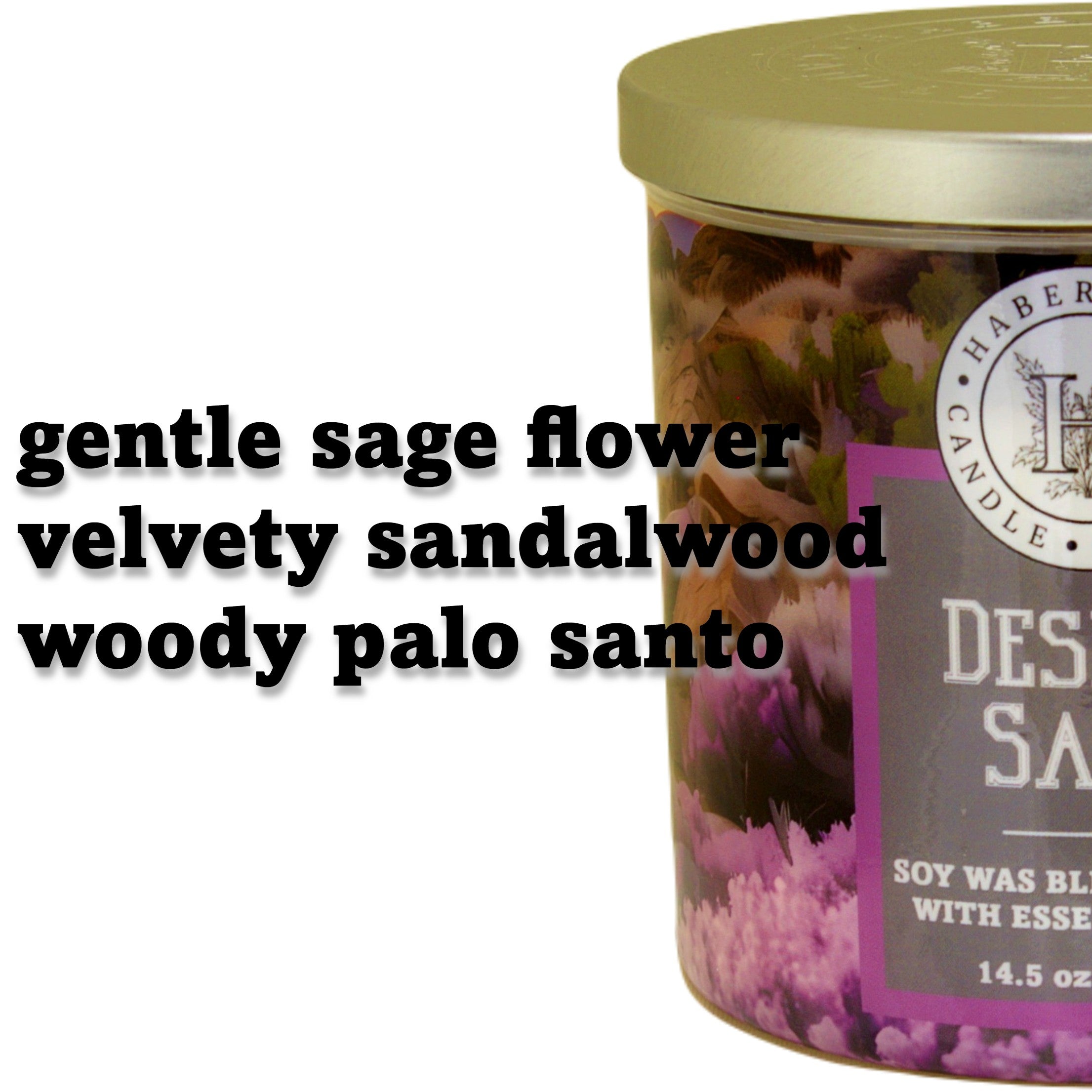 Desert Sage 3 Wick Scented Candle