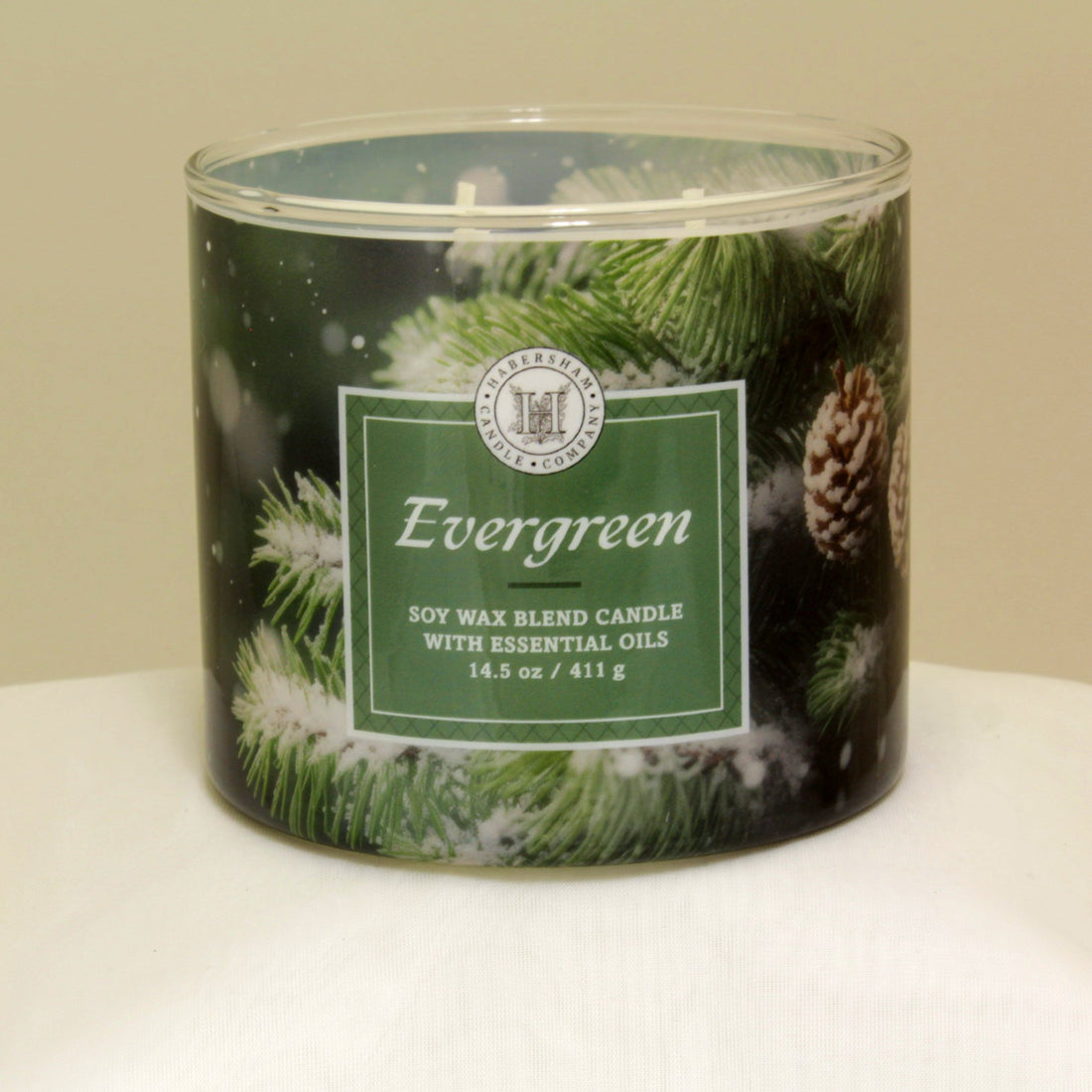 Evergreen 3 Wick Scented Candle