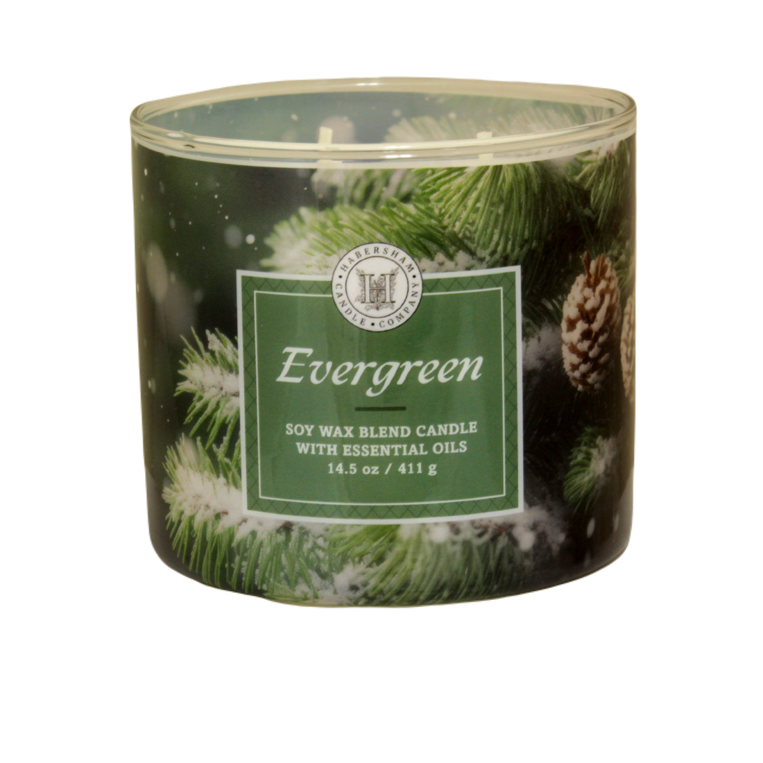 Evergreen 3 Wick Scented Candle