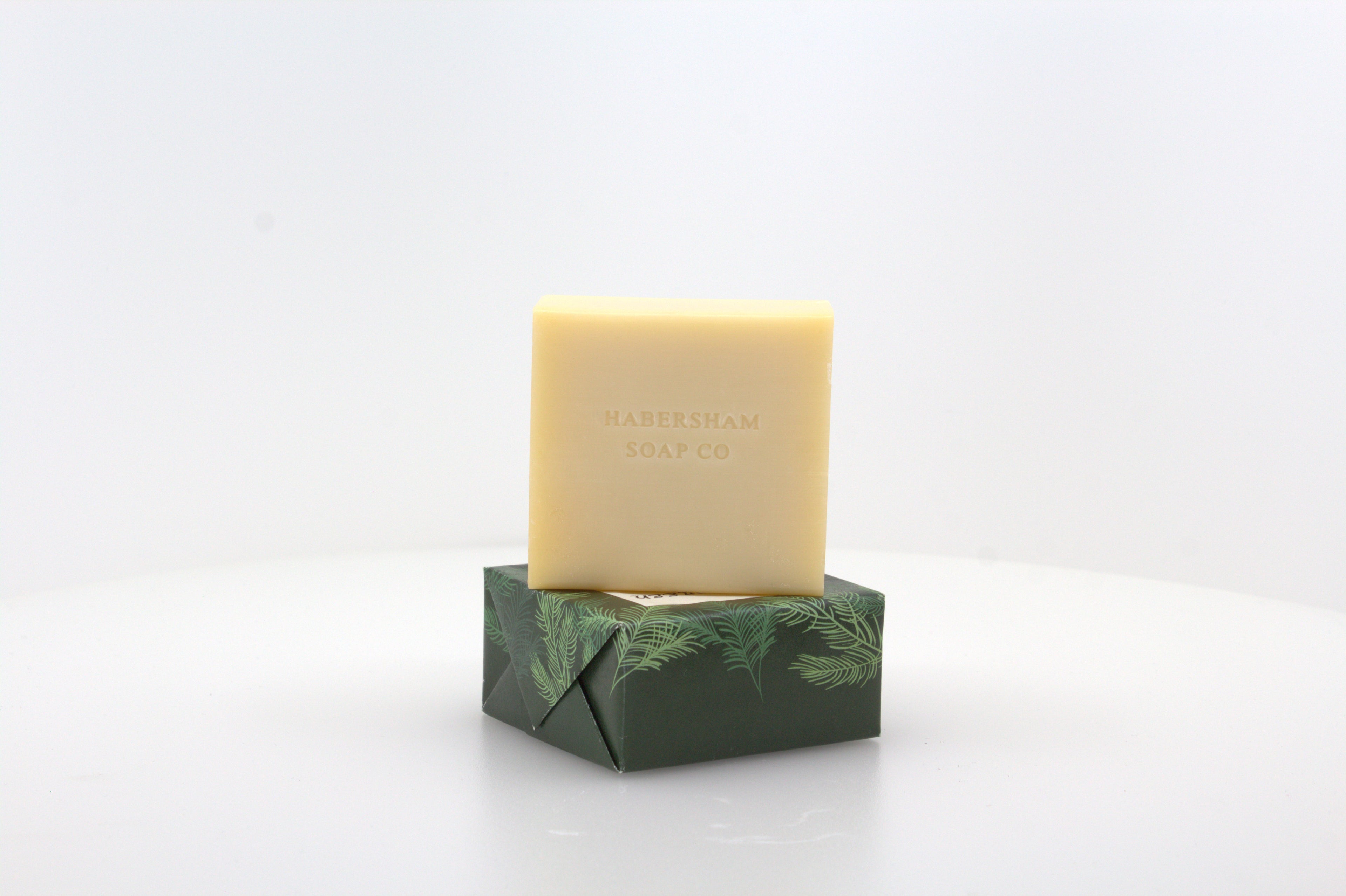 Evergreen Soap with Shea Butter &amp; Coconut Oil -6.35 oz. -  6 Pack Individually Wrapped Bars