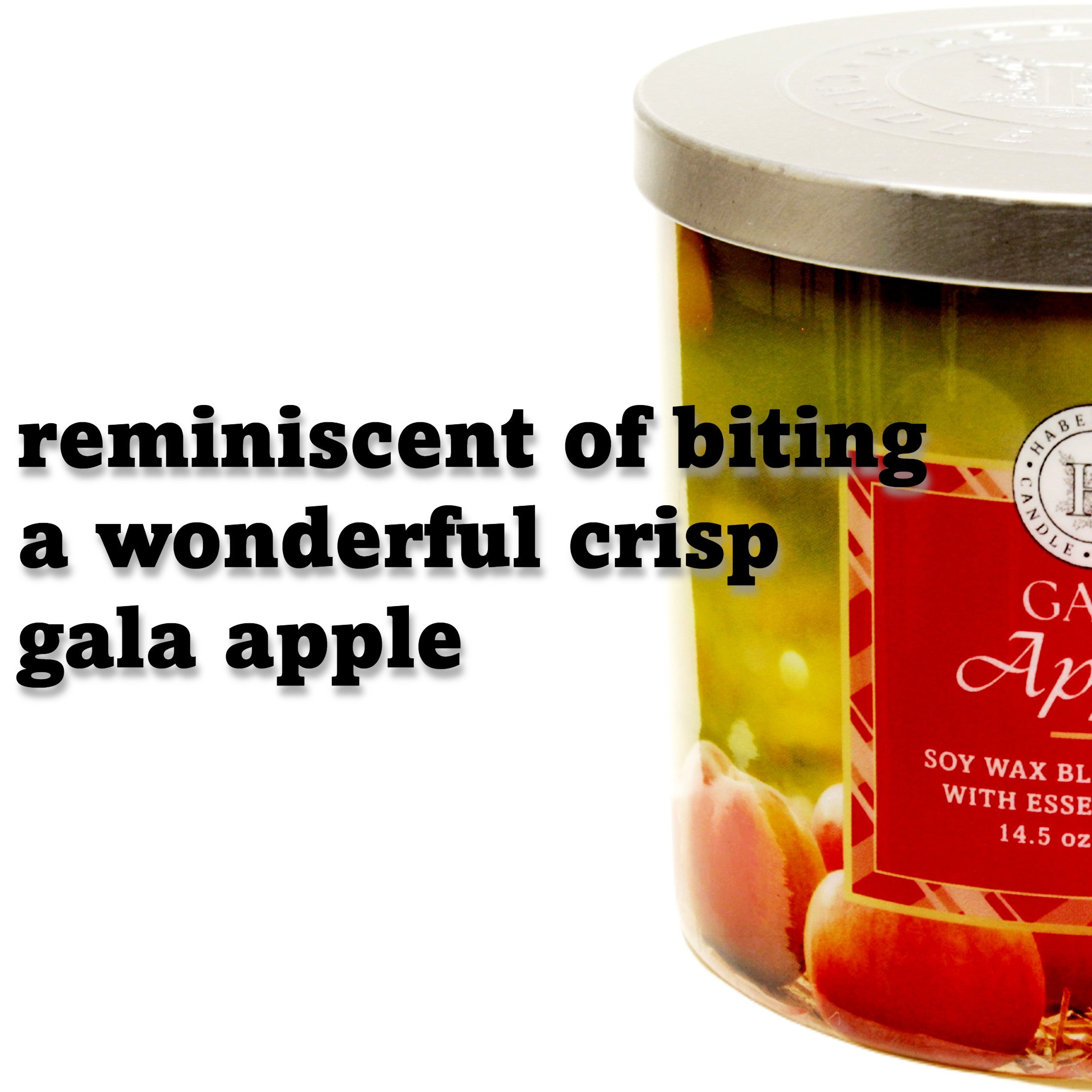 Gala Apple 3 Wick Scented Candle