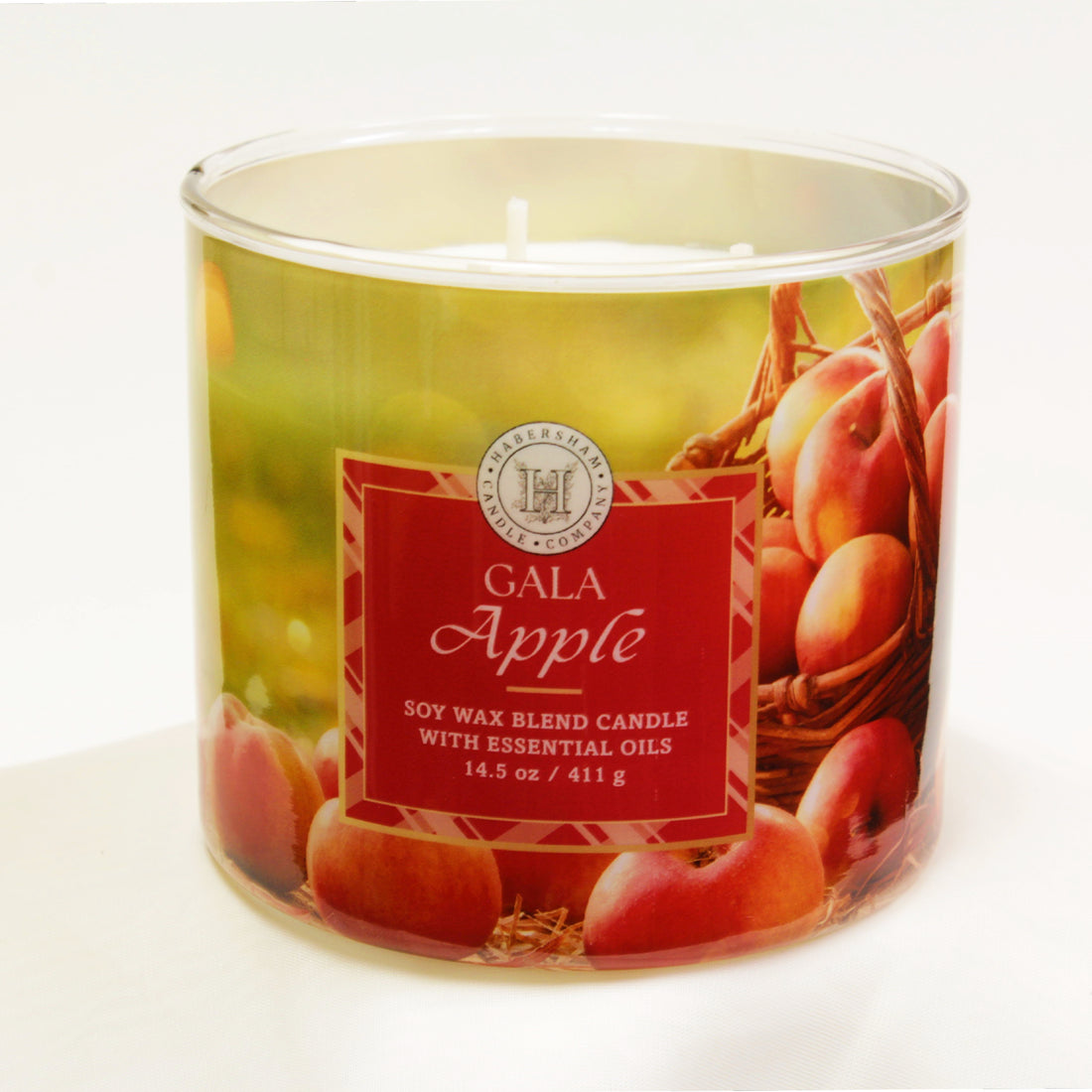 Gala Apple 3 Wick Scented Candle